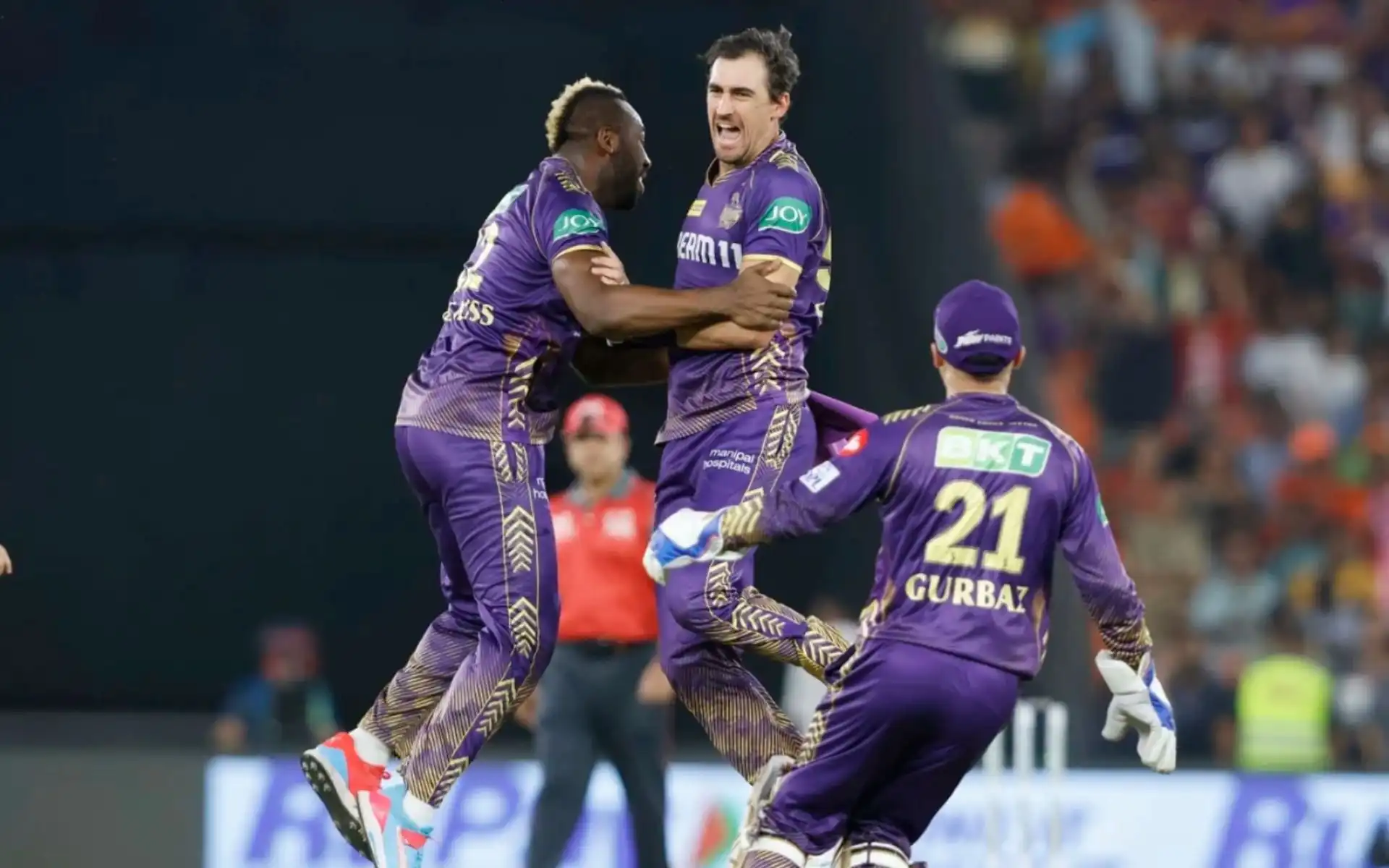 Mitchell Starc struck thrice with the new-ball against SRH (BCCI)