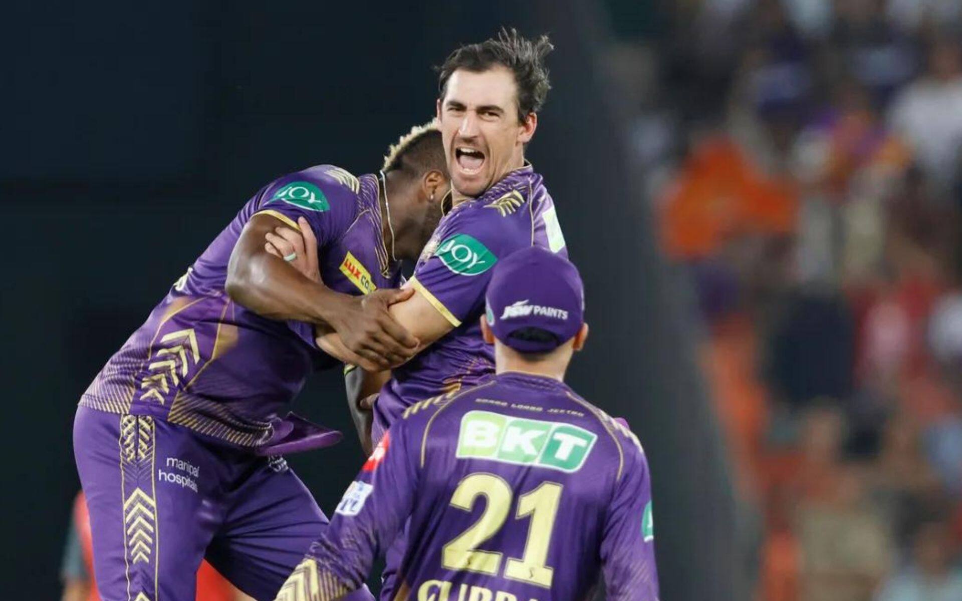 Mithcell Starc took 3 wickets against SRH [AP]