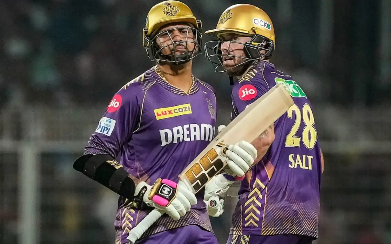 Sunil Narine batting as opener for KKR in IPL 2024 (X.com)