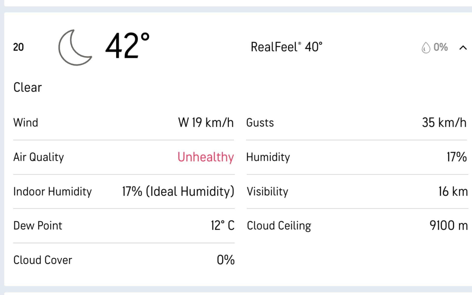 RR Vs RCB Ahmedabad Weather Report (Accuweather.com)