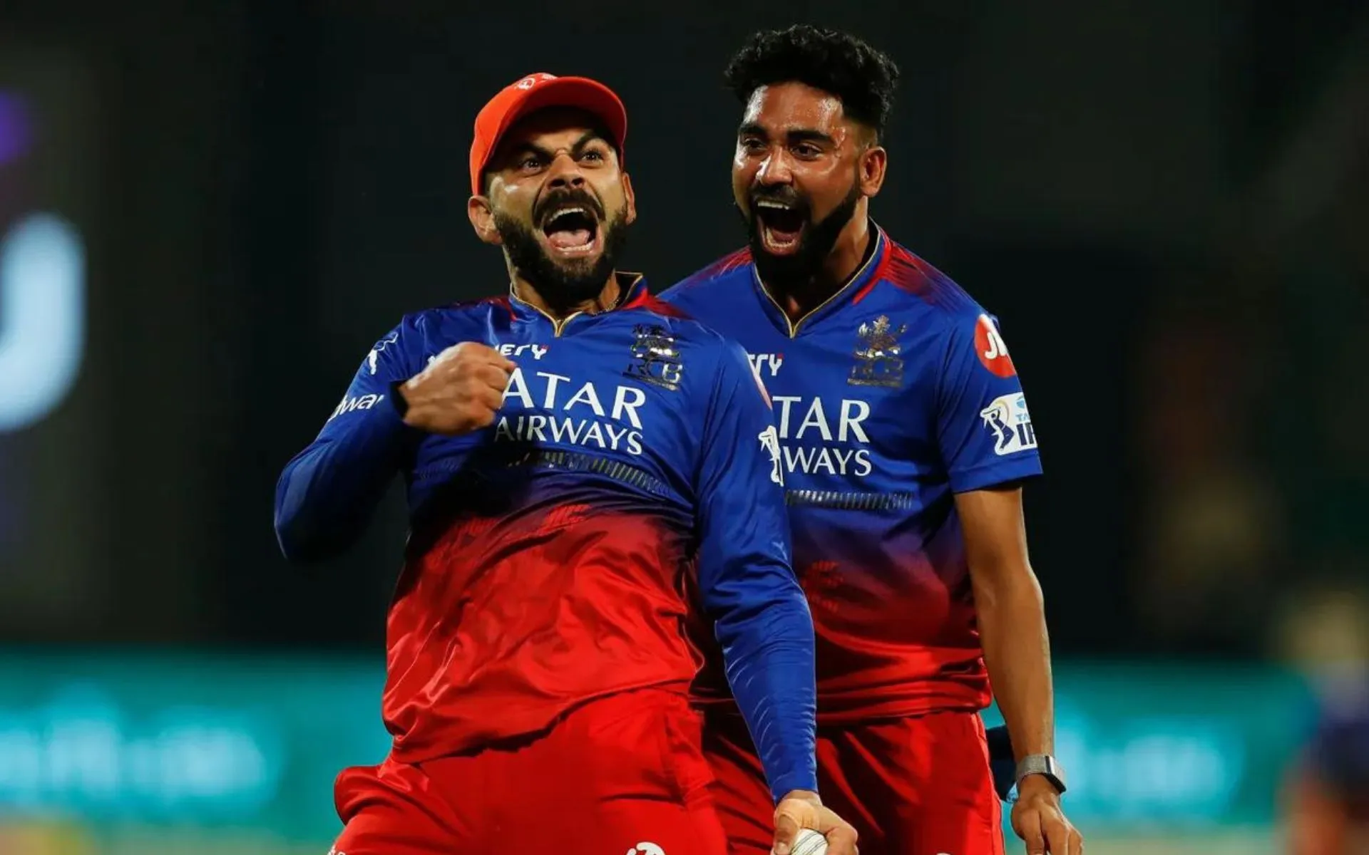 Virat Kohli and Siraj (AP)