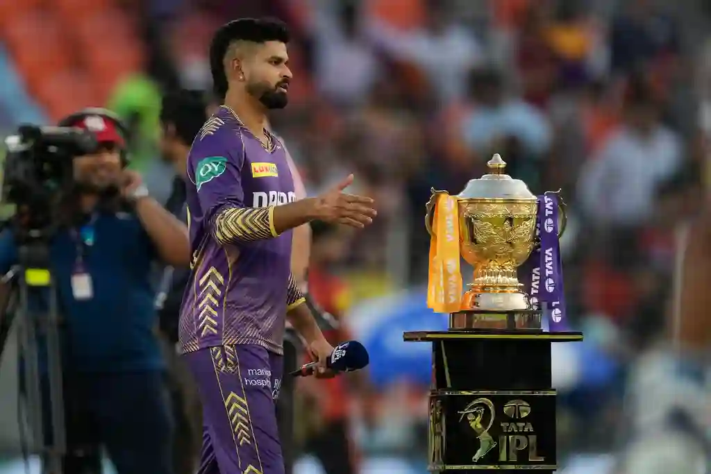 Shreyas Iyer's KKR stormed to the finals (AP Photo)
