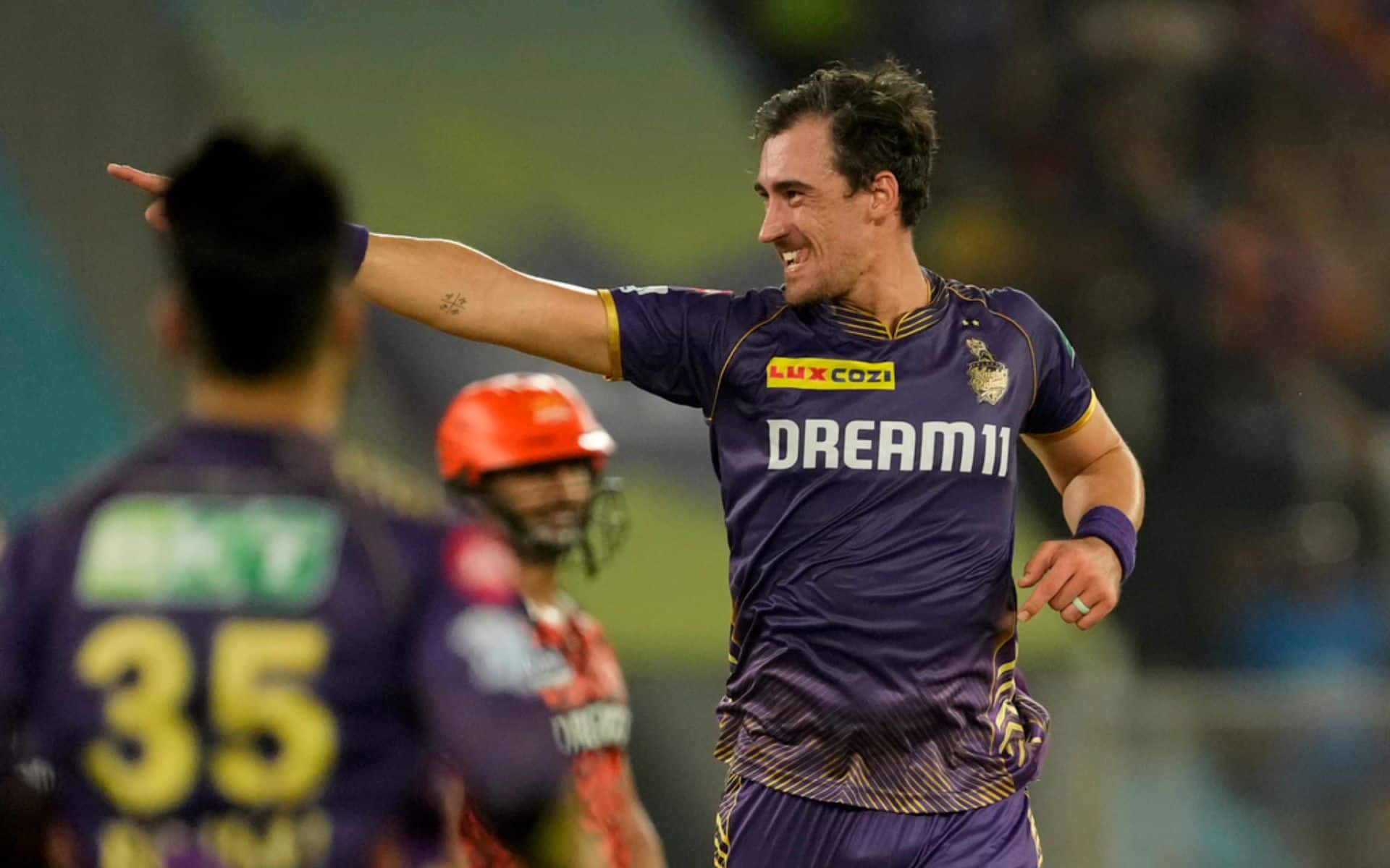Starc bowled a Player of the Match spell vs SRH in Qualifier 1 (AP Photo)