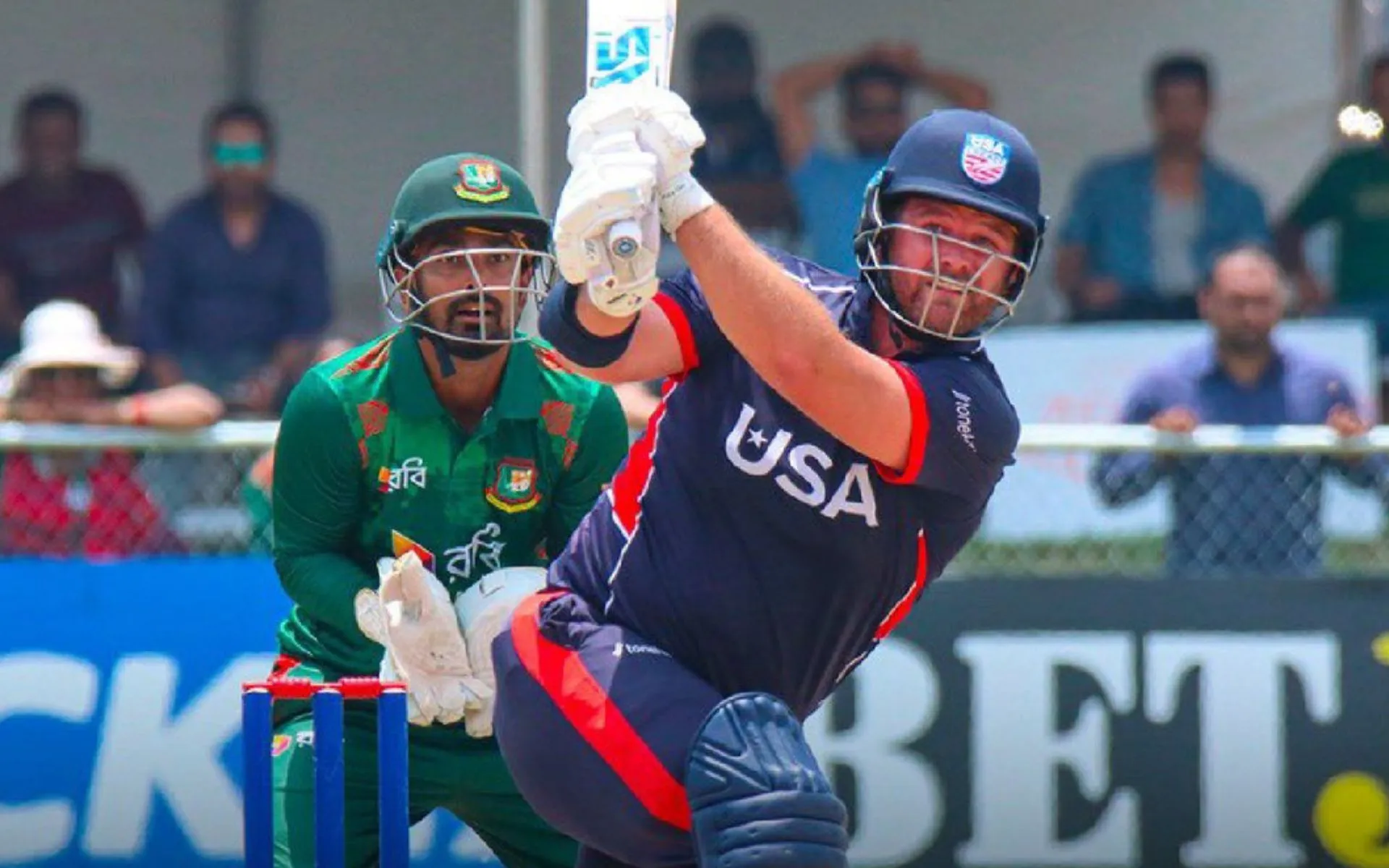 Corey Anderson in action against BAN (X.com)