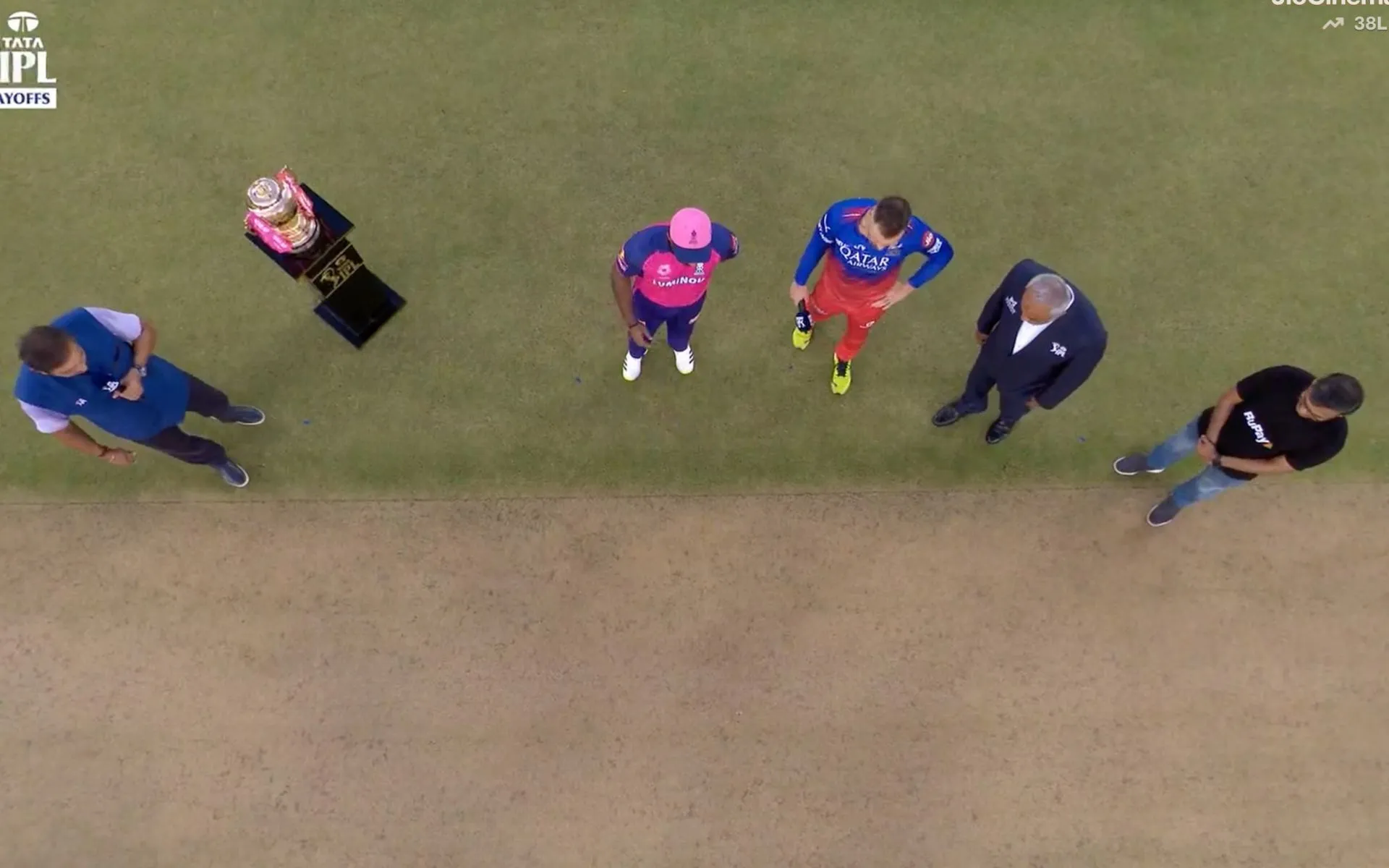 RR wins the toss
