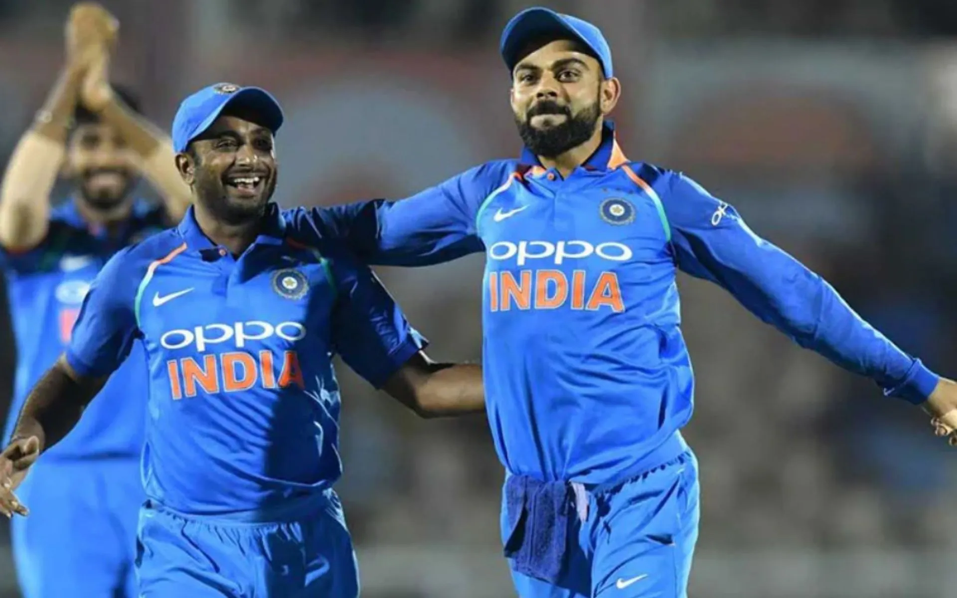 Ambati Rayudu and Virat Kohli in Team India colors (x.com)