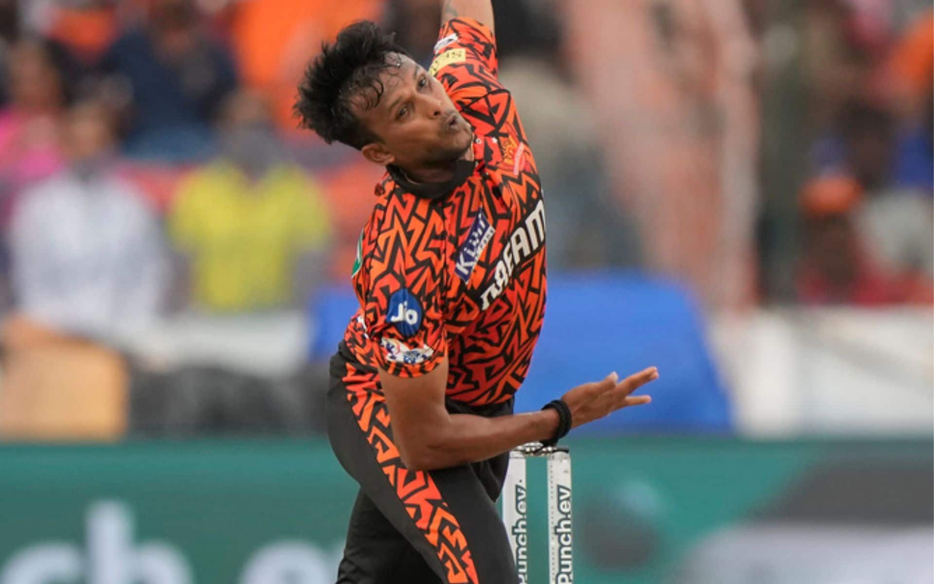 T Natarajan is the highest wicket taker for SRH in IPL 2024 [AP Photos]