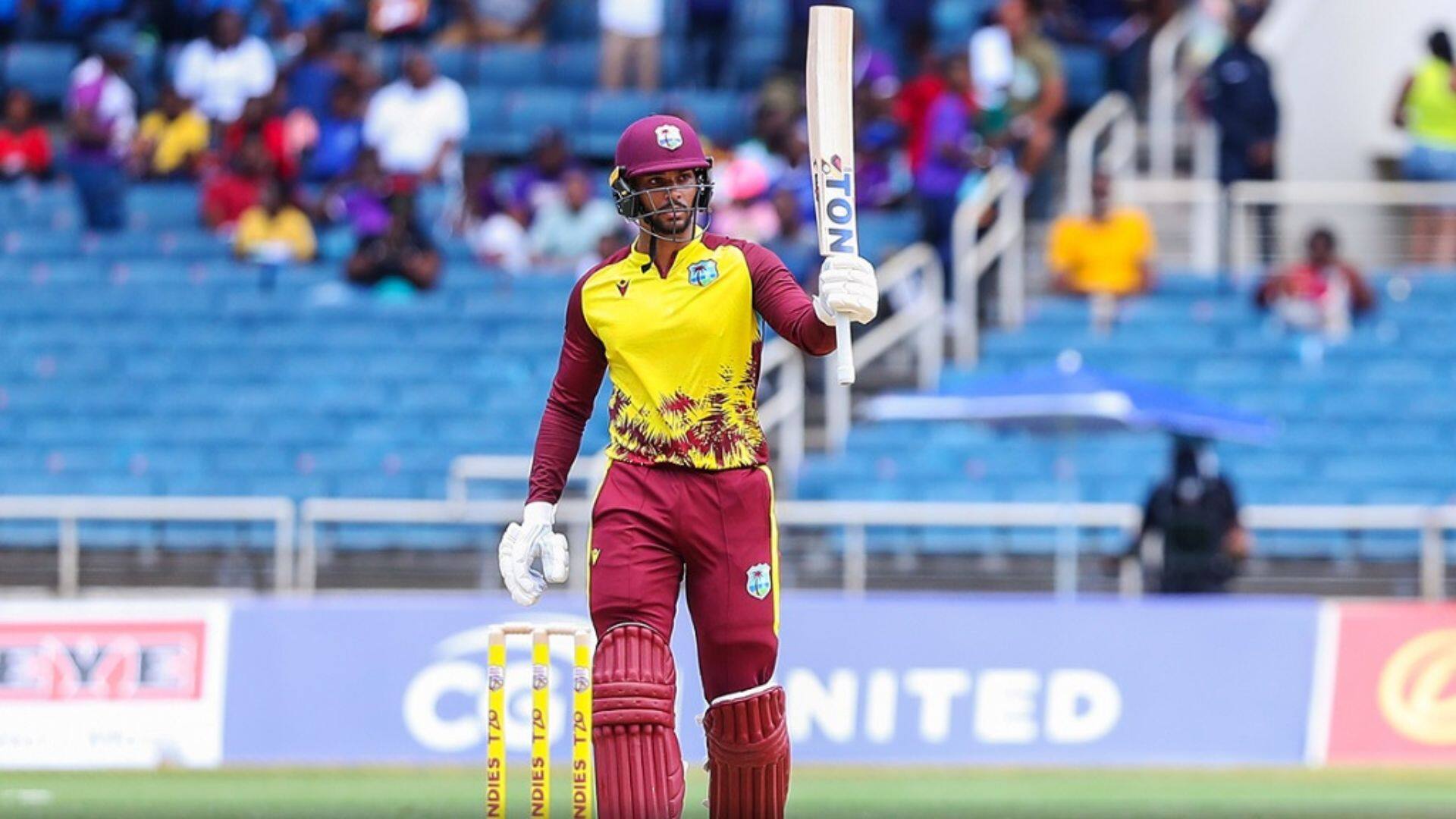 Brandon King led WI to a clinical win in 1st T20I [X.com]