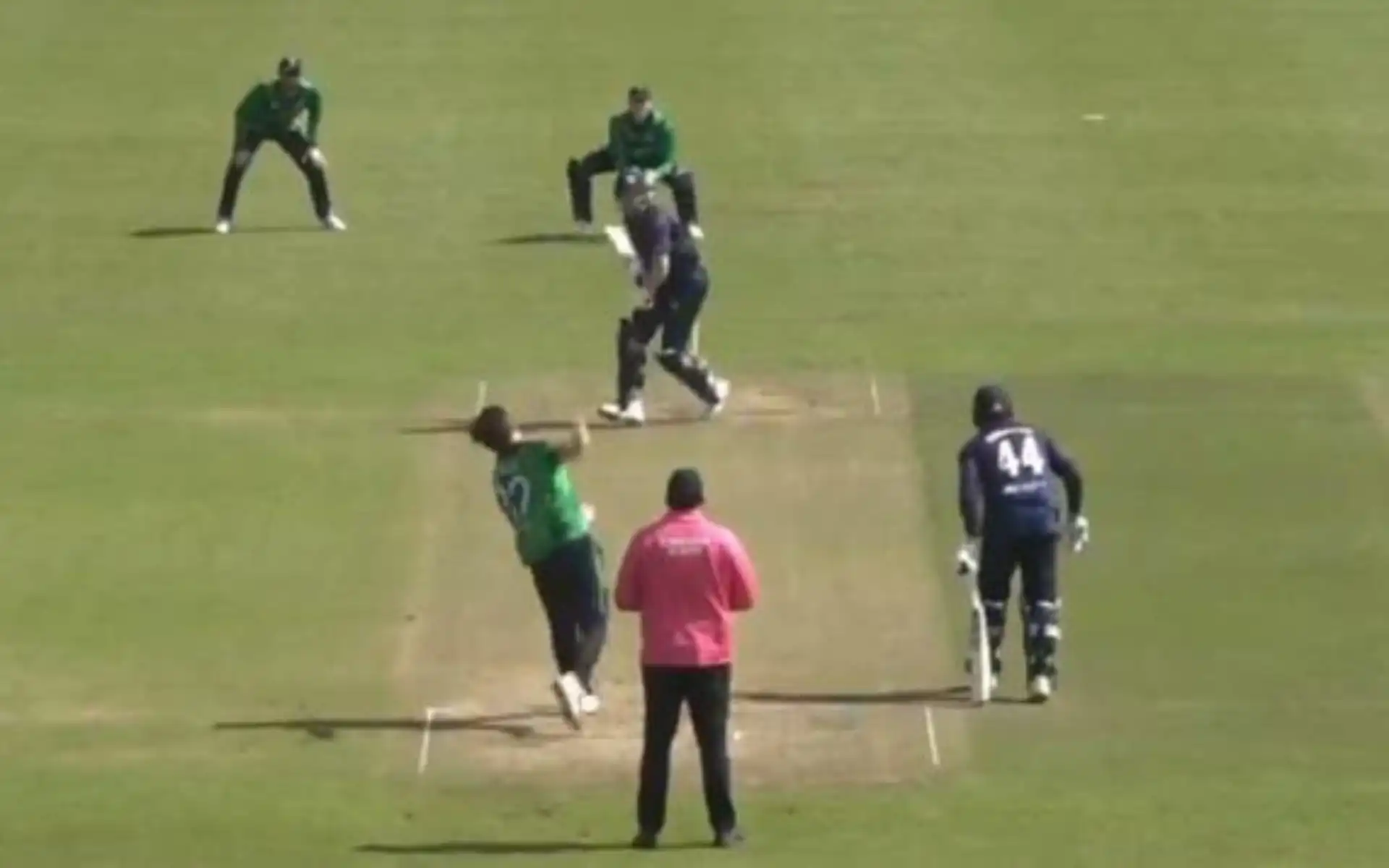 Mark Adair during his action vs Scotland [x.com]
