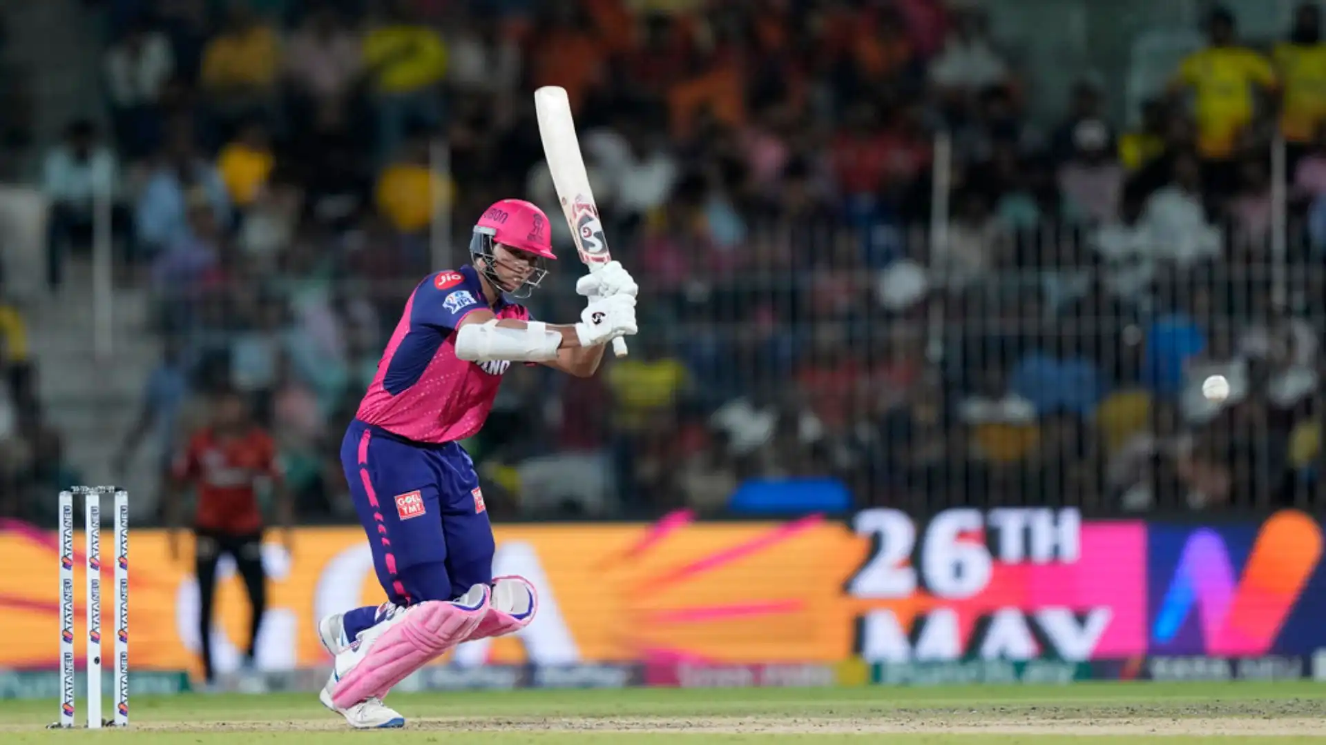 Jaiswal scored a quick-fire 42 before getting out [AP]