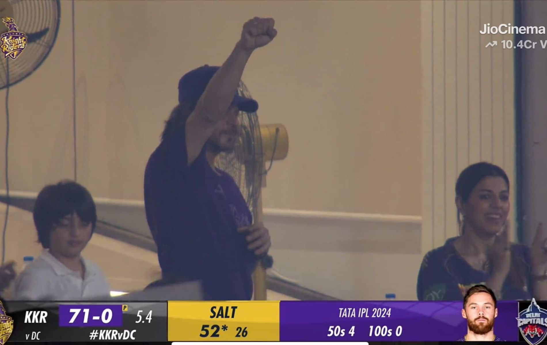 SRK has been the biggest supporter of KKR this season (x.com)