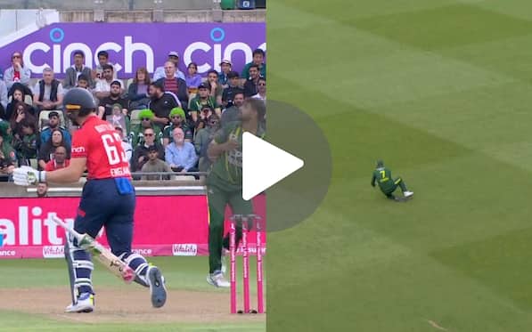 [Watch] ‘Express’ Haris Rauf Makes Jos Buttler 'Lose His Bat' As Shadab Takes A Sharp Catch