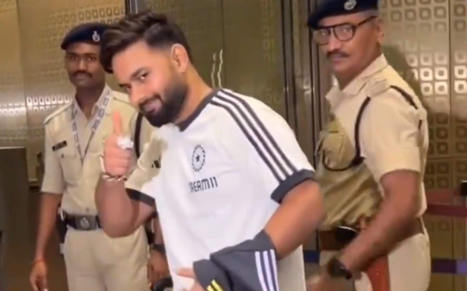 Rishabh Pant departs for USA with Team India for T20 World Cup (X.com)