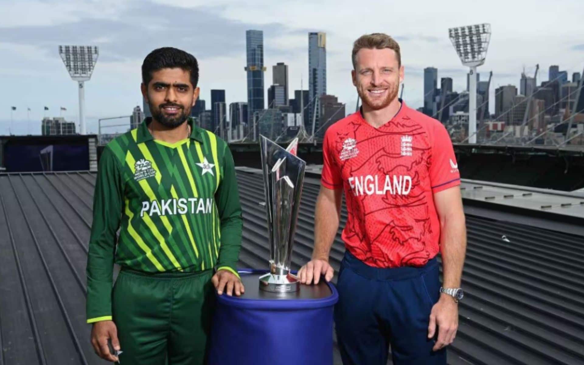 Pakistan and England captains Babar Azam and Jos Buttler (x.com)