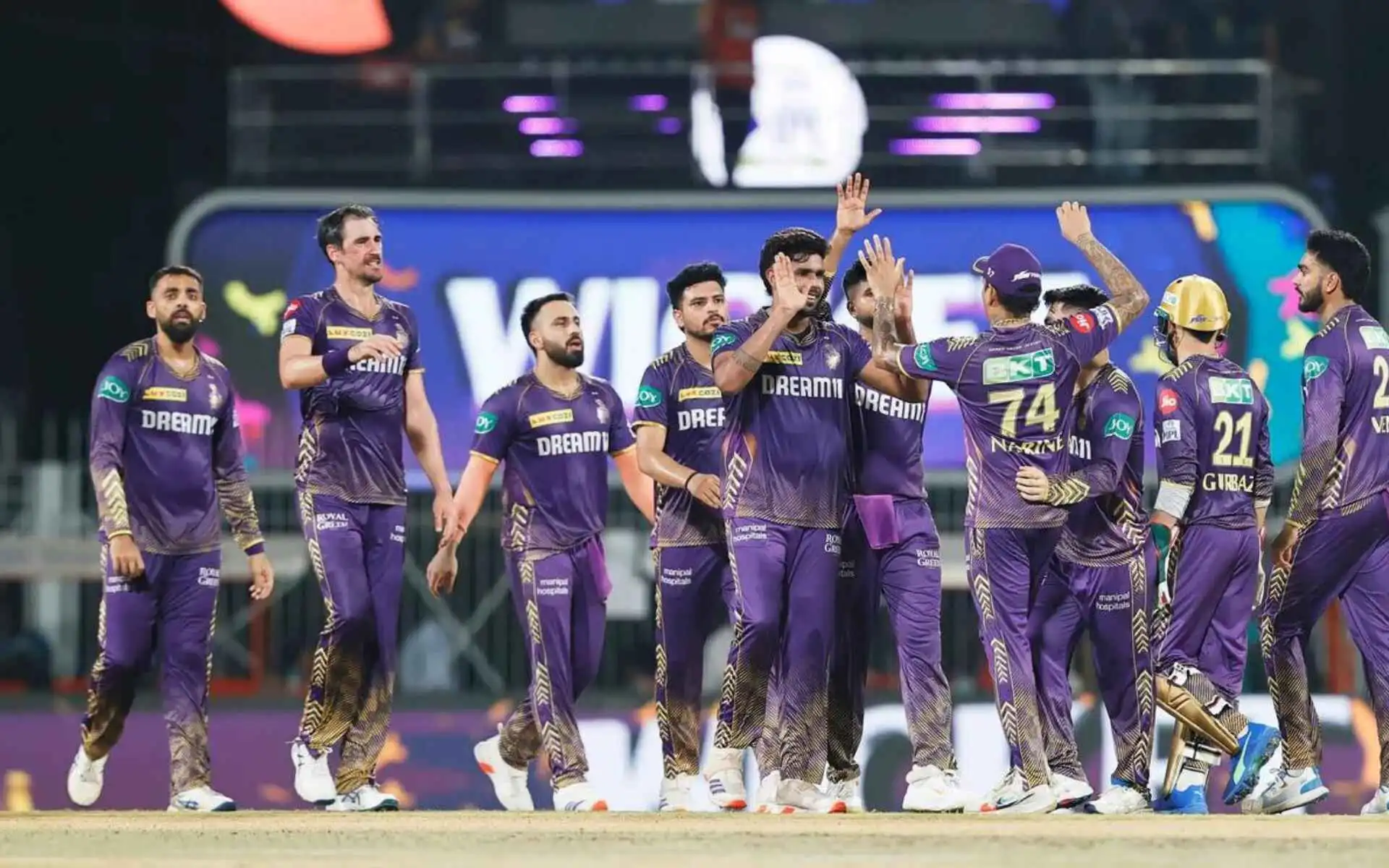 KKR won the match by 8 wickets Vs SRH (iplt20)