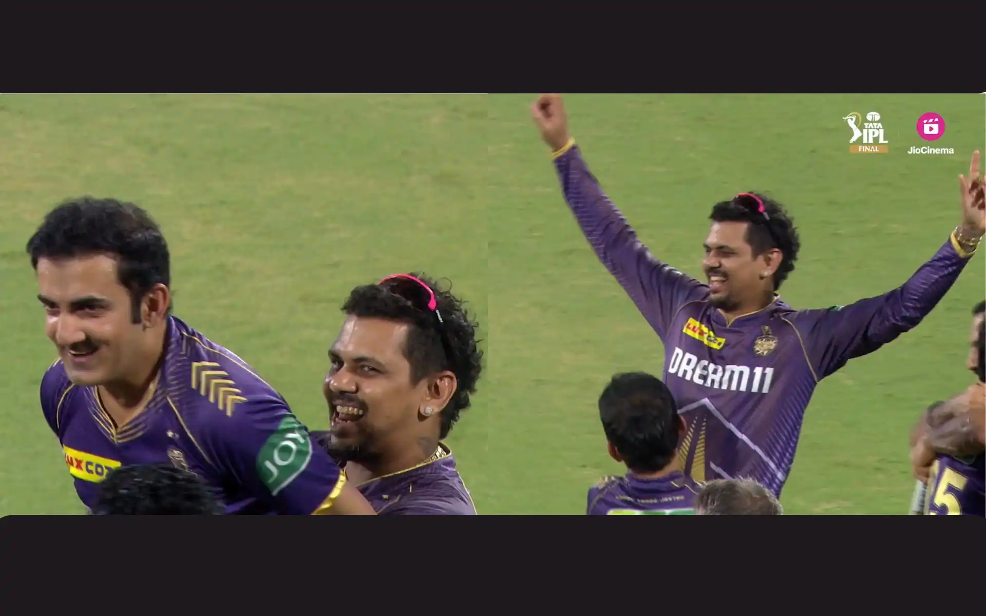 Gautam Gambhir, Sunil Narine in all smiles on rare occasion (x.com)