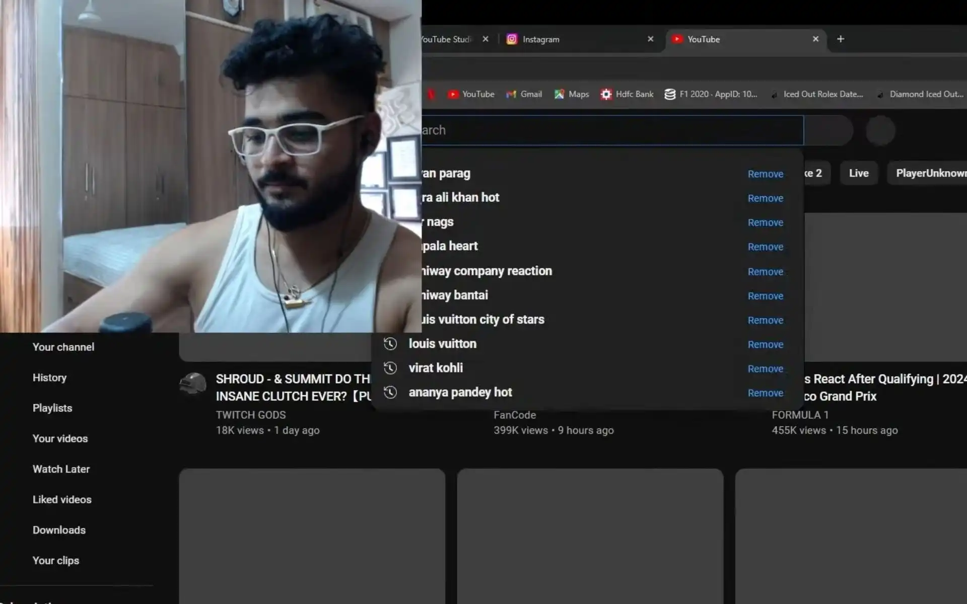 'Ananya Pandey Hot, Sara Ali Khan Hot': Riyan Parag Falls Into Fresh Controversy With YouTube History Leak