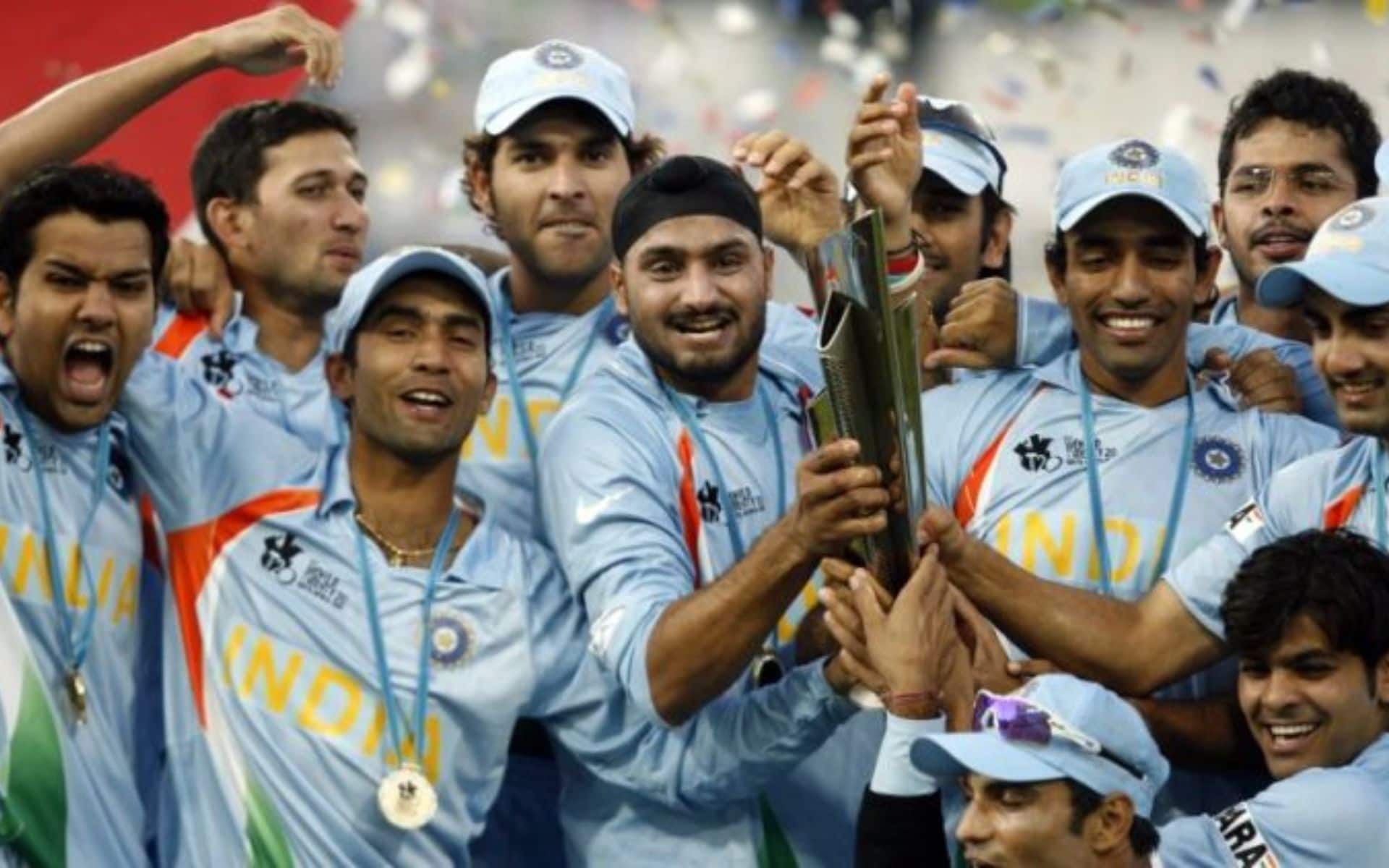 MS Dhoni led India won the first T20 World Cup in 2007 [X.com]