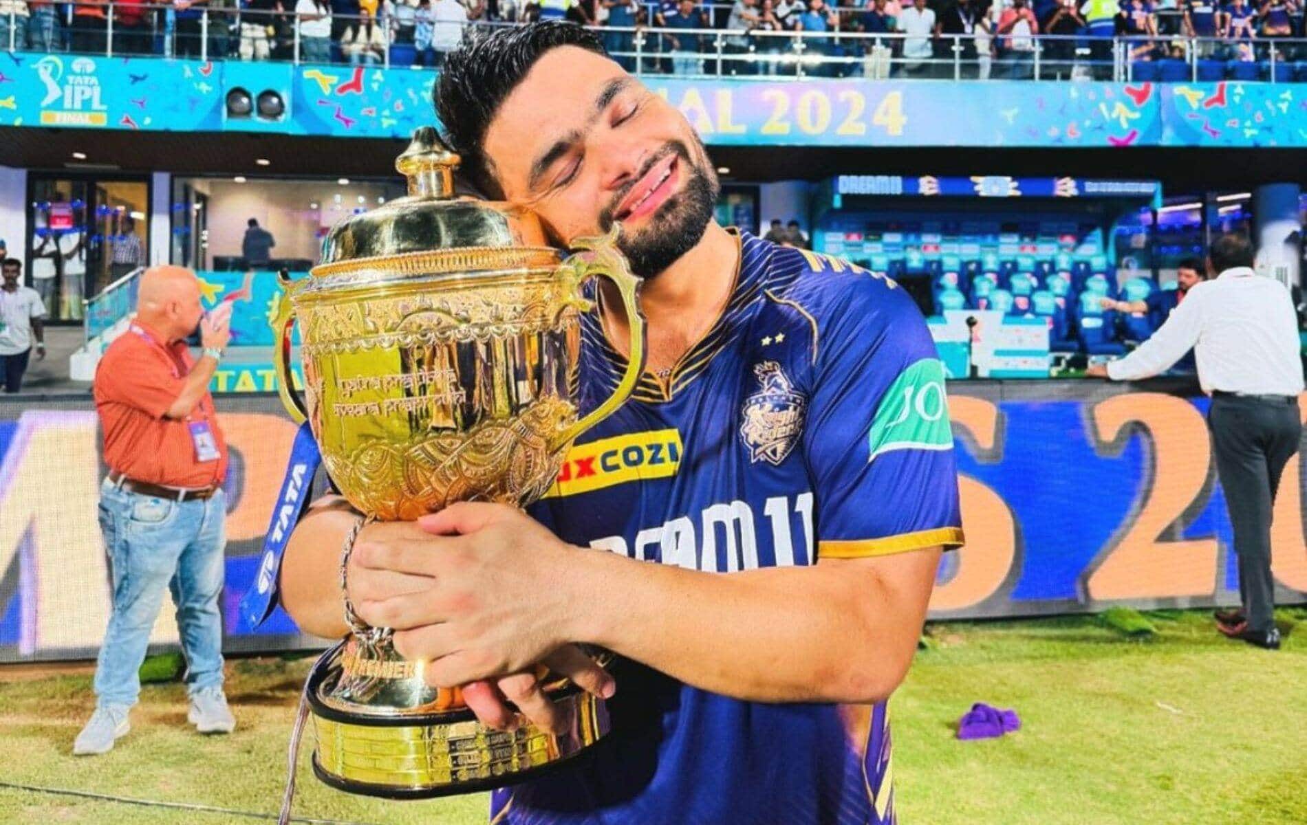 Rinku Singh won his first IPL trophy with KKR (x.com)
