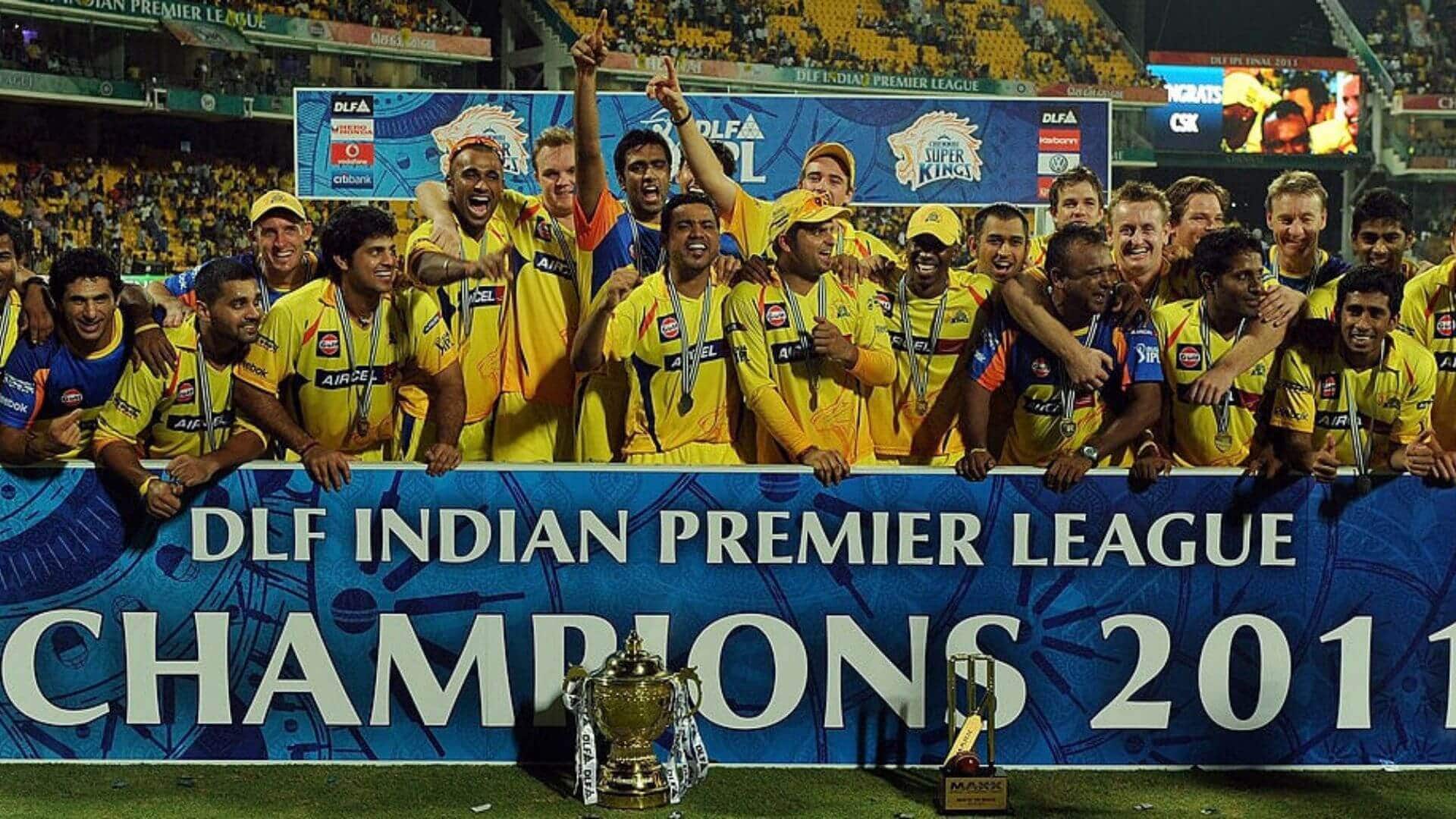 CSK crushed RCB in the final to win the IPL 2011 [x.com]