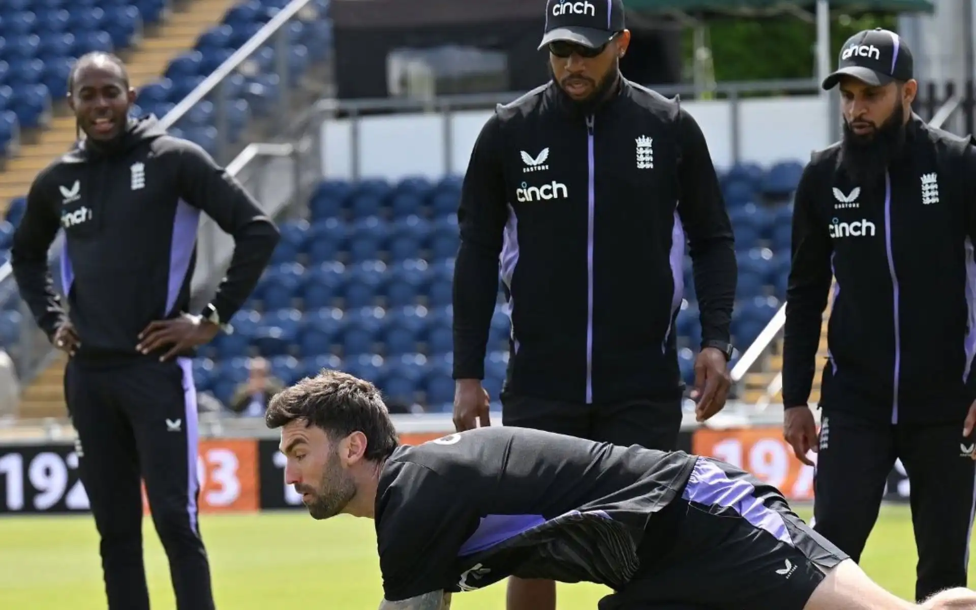 England team in practice ahead of the 3rdT20I [X]