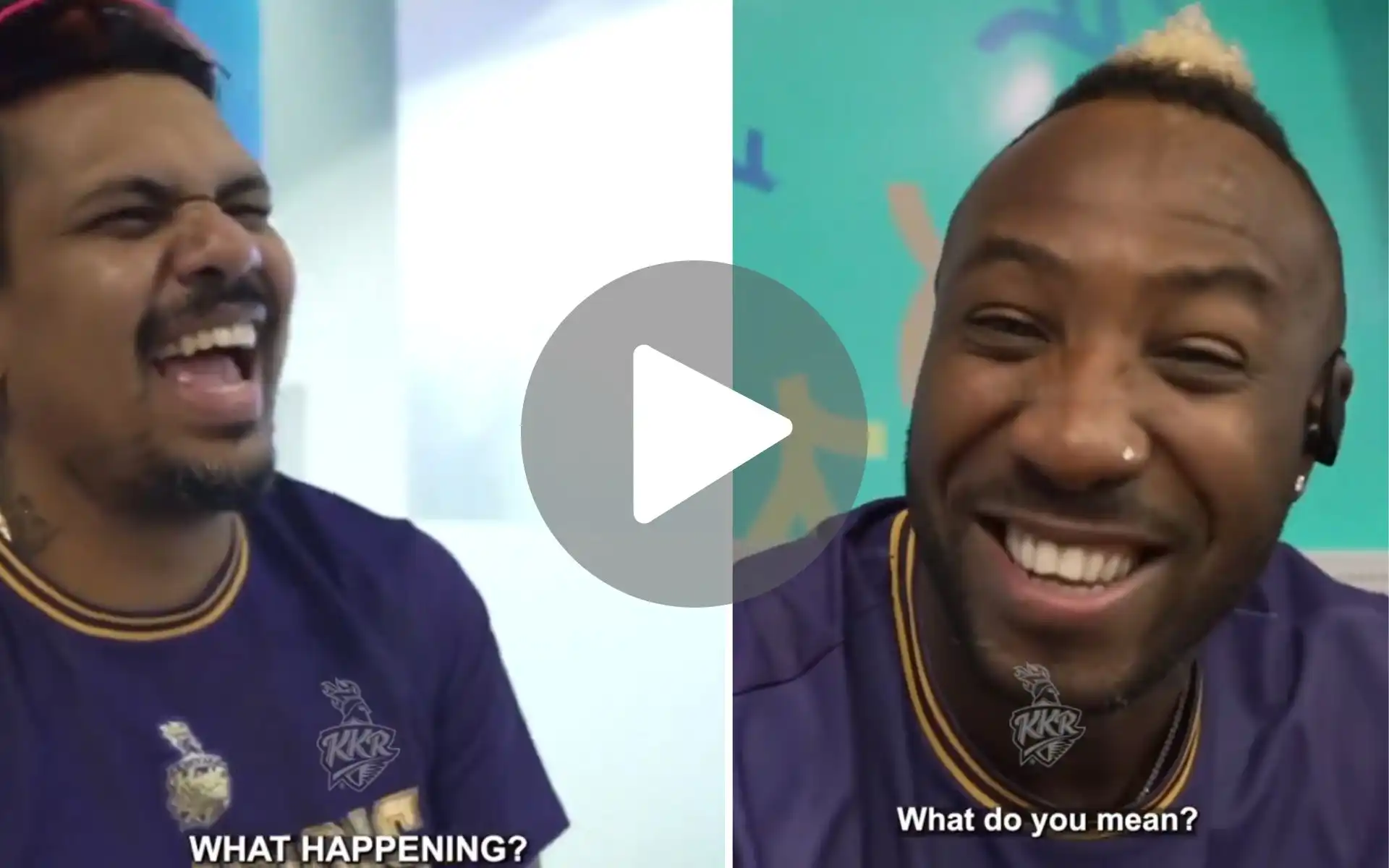 [Watch] 'Final Match You Perform What Happening': KKR Recreates Iconic Meme With Russell, Narine