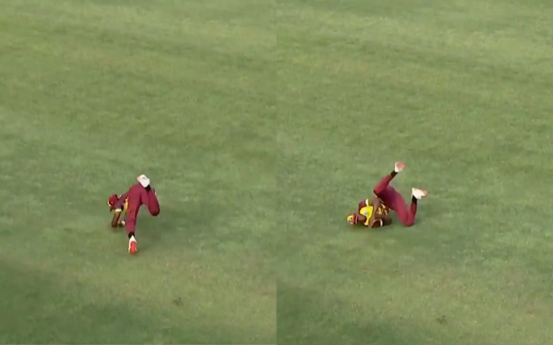 LSG's Shamar Joseph takes a screamer during WI vs SA (x.com)