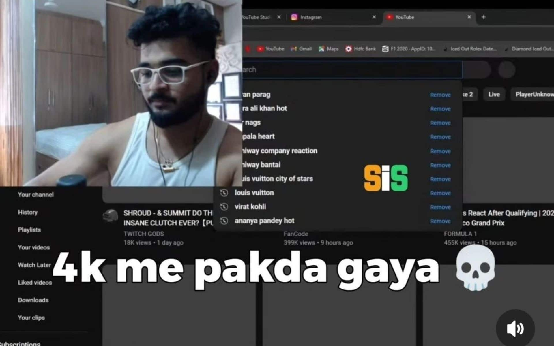 Riyan Parag's controversial YouTube search history leaked online (X.com)