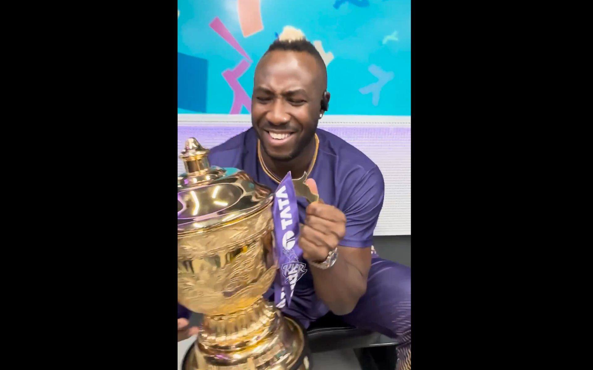 Andre Russel won his third IPL after KKR beat SRH in the final (X)