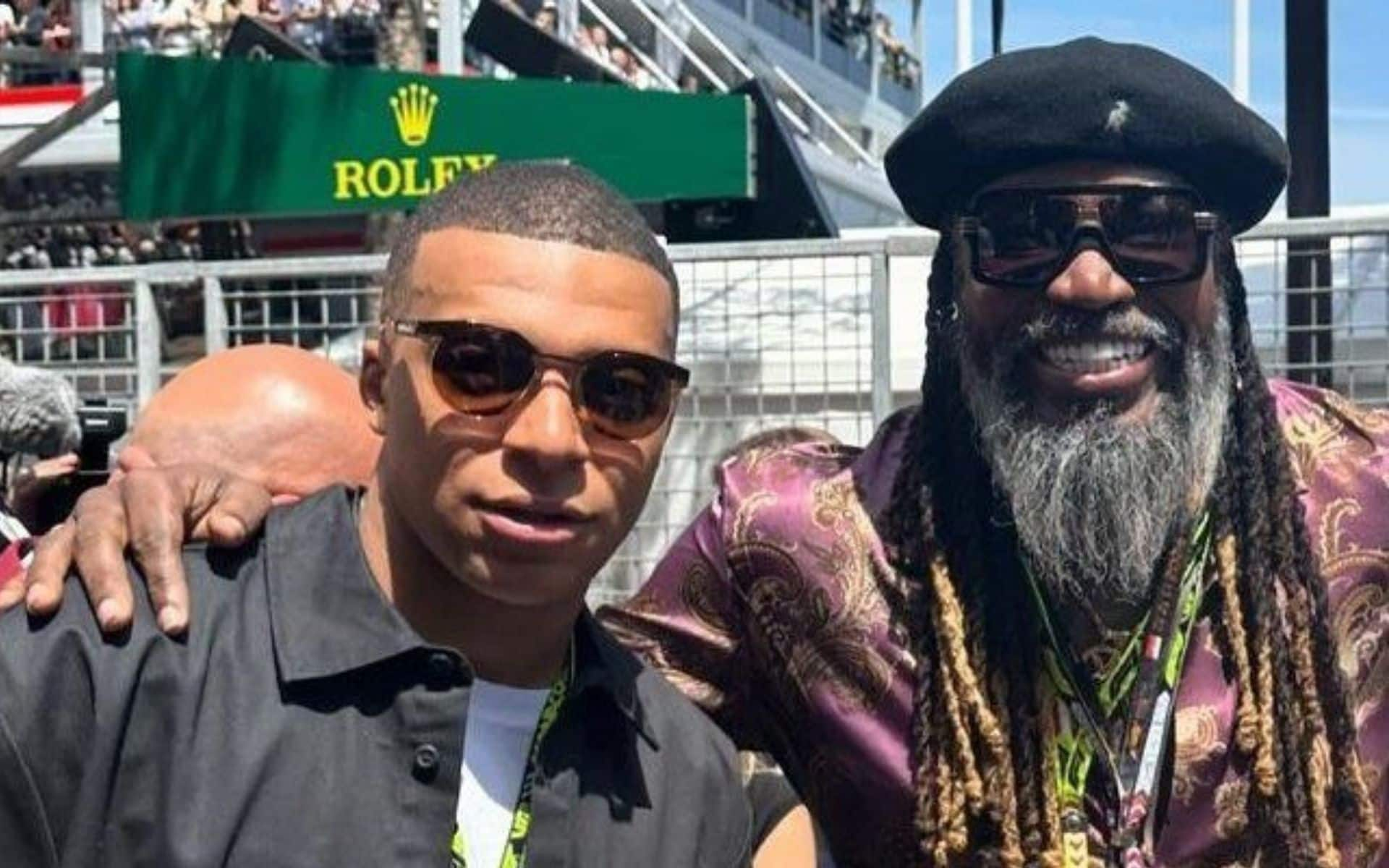 Kylian Mbappe and Chris Gayle met at Monaco Grand Prix (X)