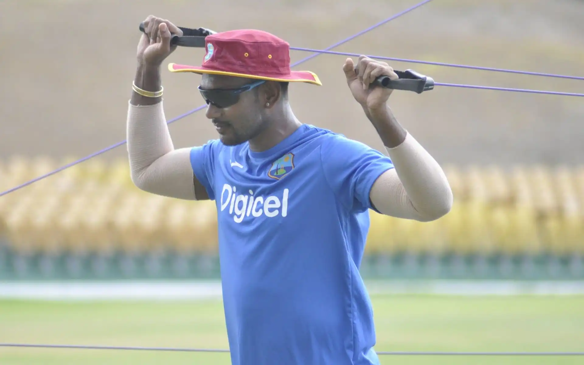 Denesh Ramdin has the third most dismissals as WK in T20 WC (X.com)