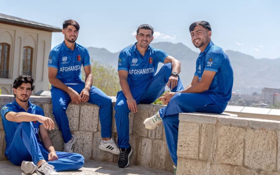Afghanistan team ahead of the T20 World Cup 2024 [X]