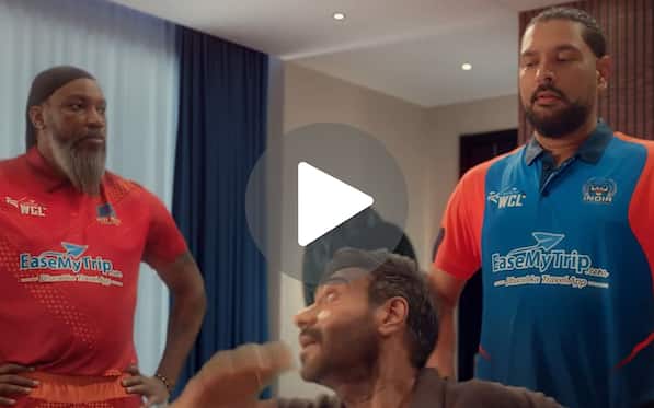 [Watch] Ajay Devgn Joins Yuvraj Singh, Chris Gayle, Lee In An 'Extra-Ordinary' WCL Promo