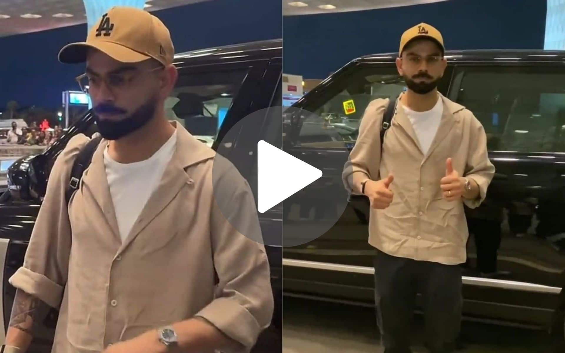 [Watch] Virat Kohli Spotted At Mumbai Airport As He Jets Off For T20 World Cup 2024