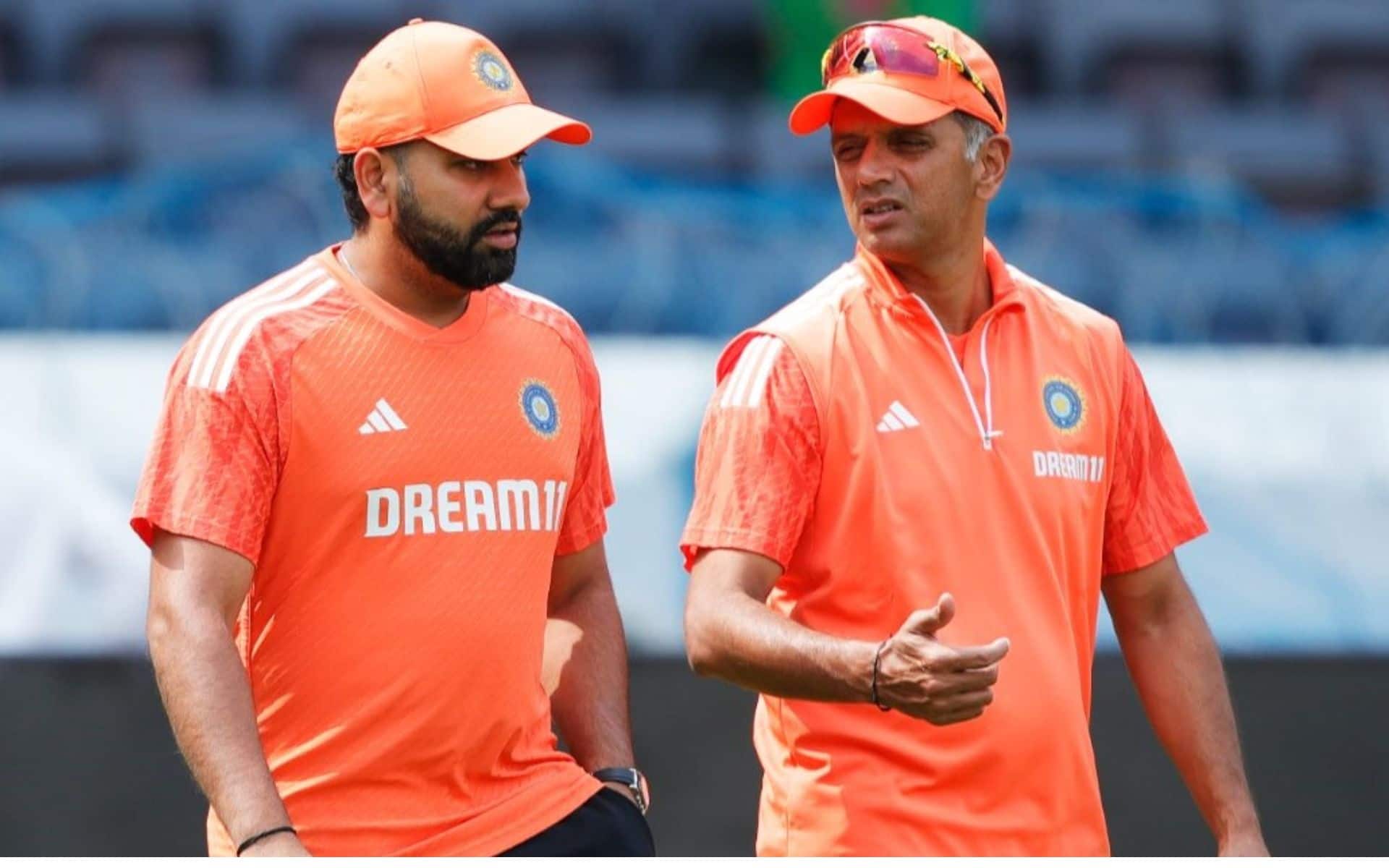 Rohit Sharma & Rahul Dravid Pleased With Batting-Friendly Pitches At New York For T20 WC