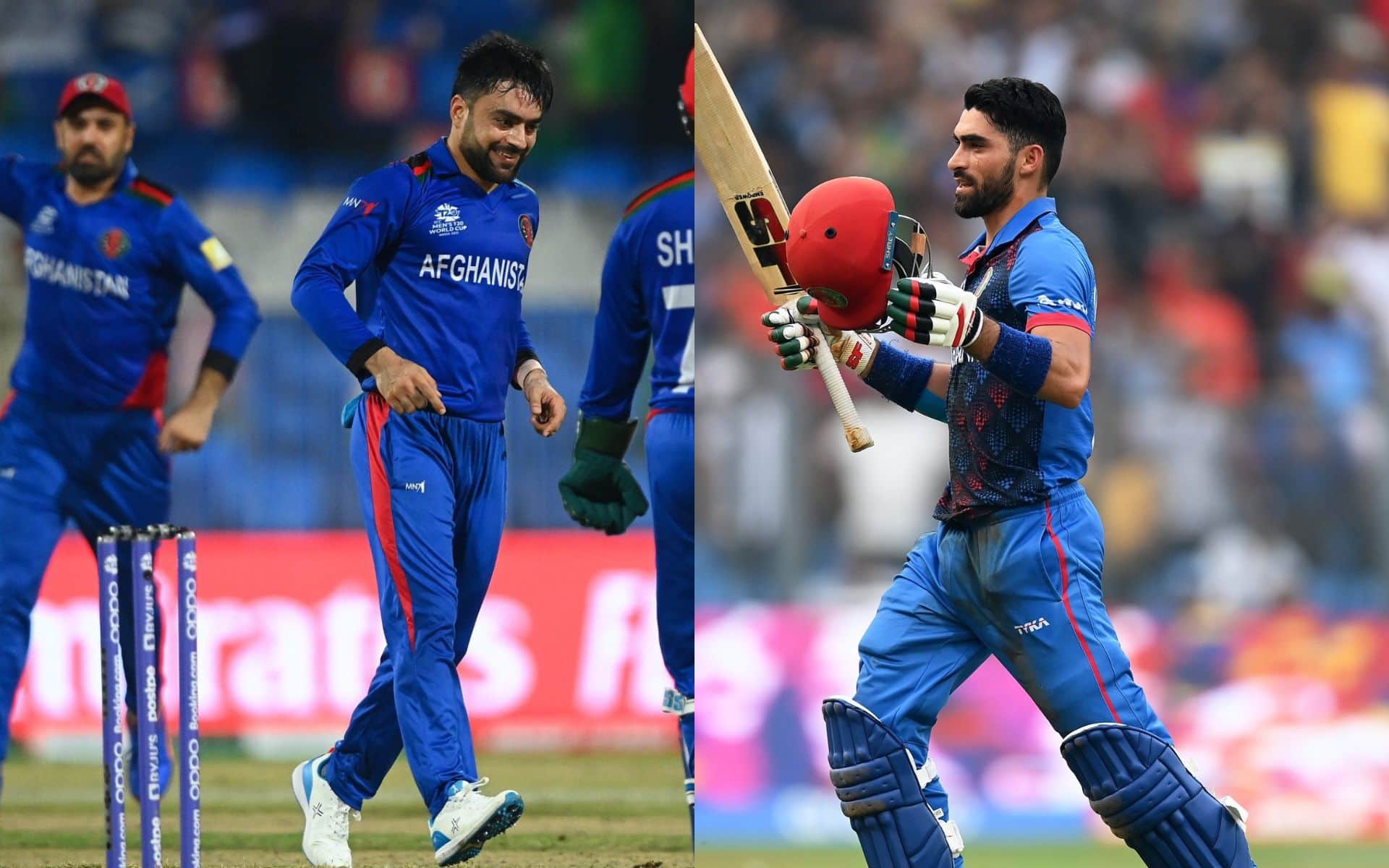 Rashid Khan and Ibrahim Zadram will be important cogs for the Afghan team in the T20 World Cup 2024 [X]