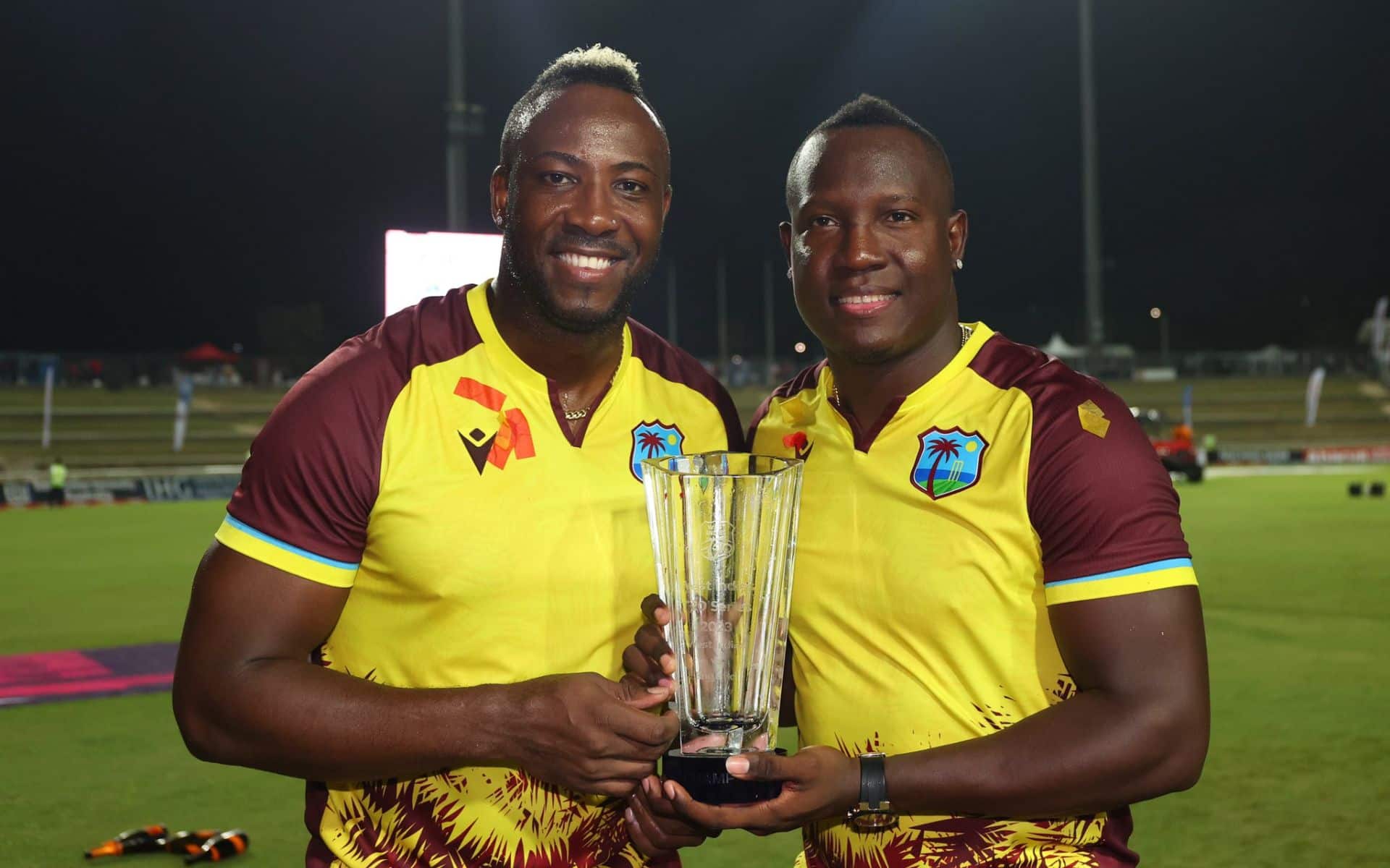 Andre Russell and Rovman Powell (x)
