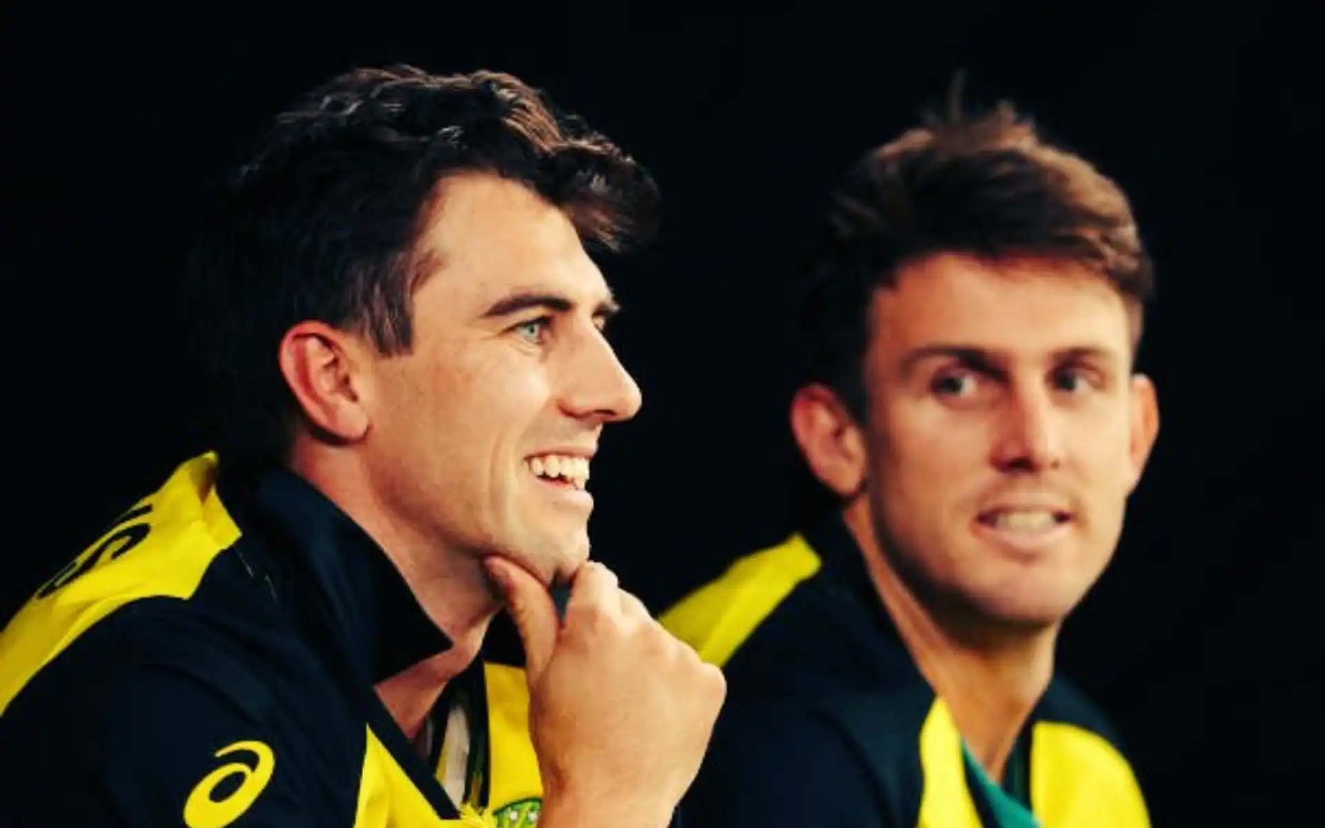 Mitchell Marsh with Pat Cummins (x.com)