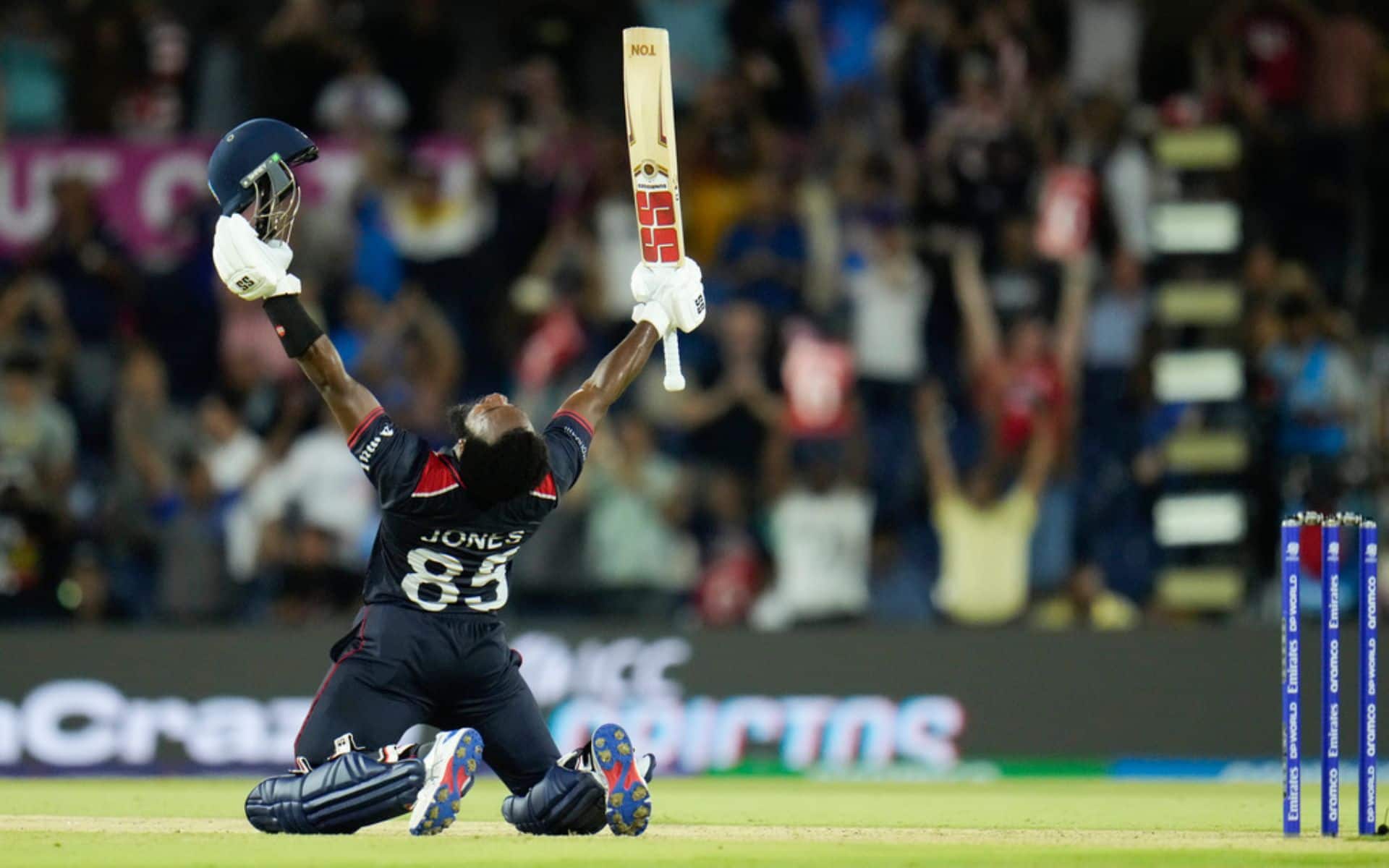 Who Is Aaron Jones Who Scored Record-Setting 94* In T20 World Cup Opener?