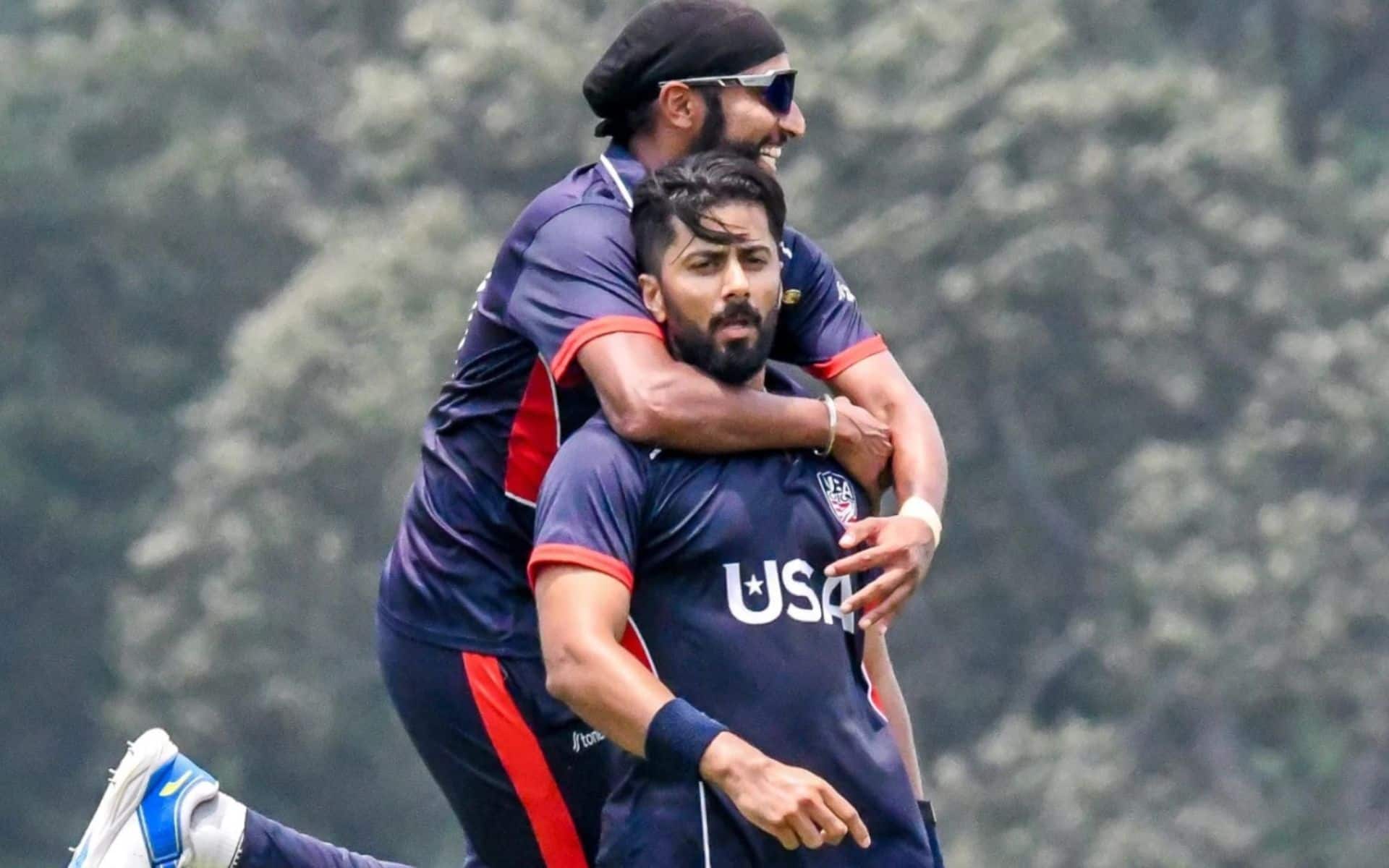 Ali Khan in action for USA (USA Cricket)