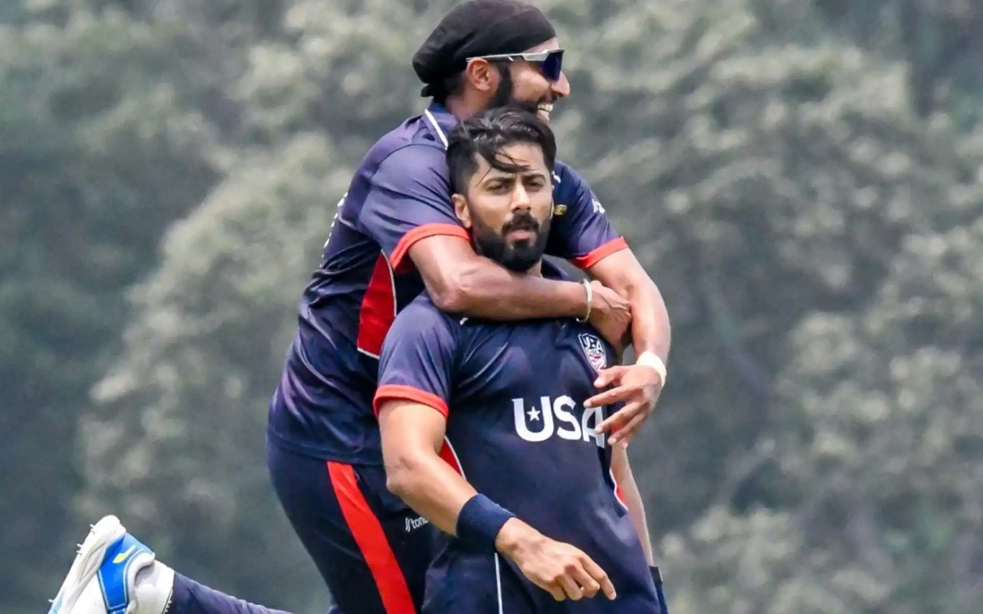 Ali Khan in action for USA (USA Cricket)