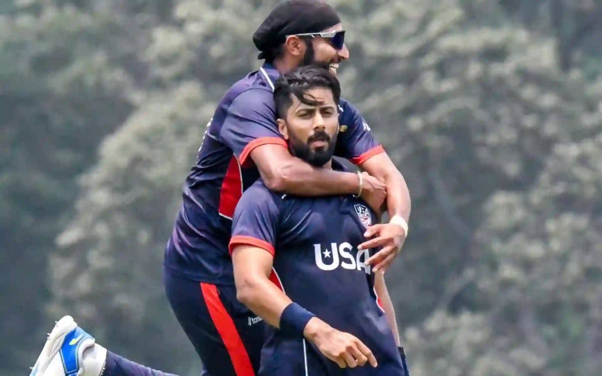 Ali Khan in action for USA (USA Cricket)
