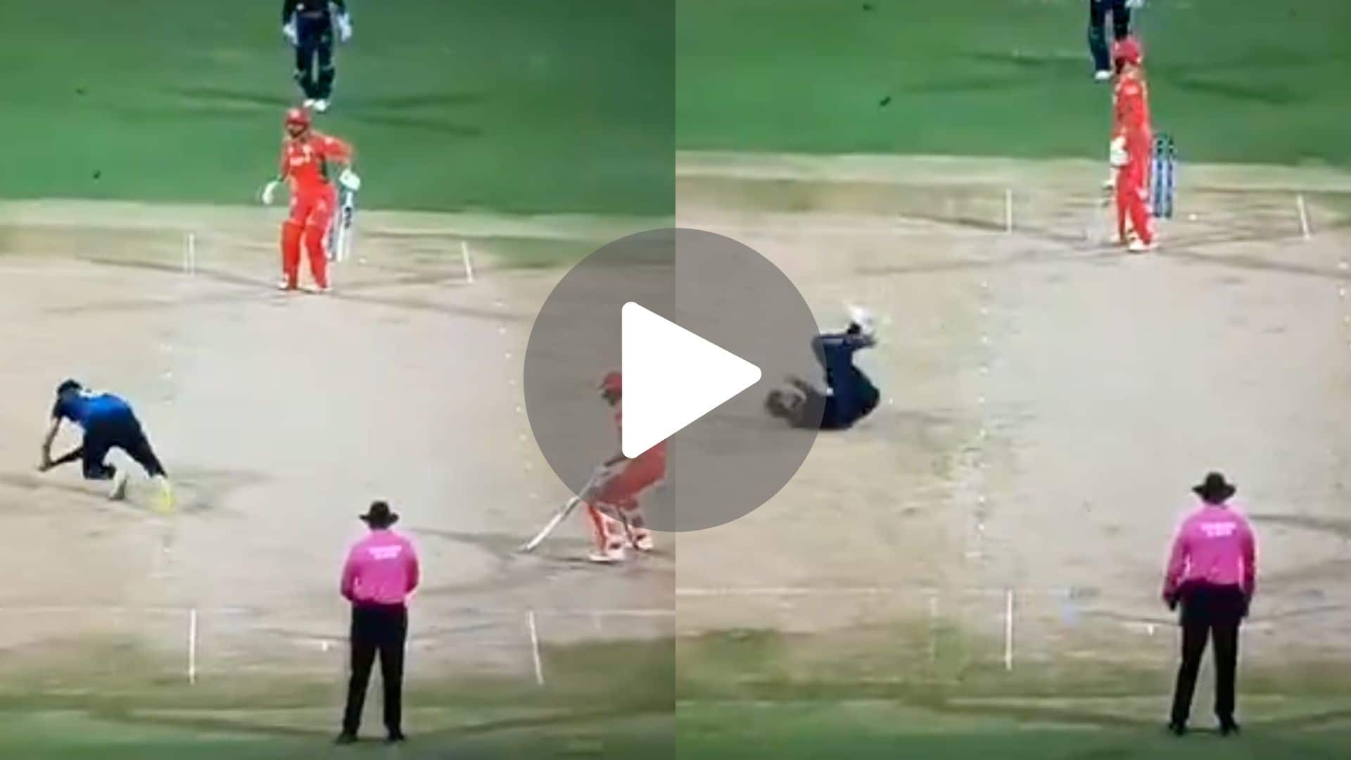 [Watch] Virat Kohli's Ex-RCB Colleague David Wiese's 'Flying Catch' Rattles Oman In T20 World Cup