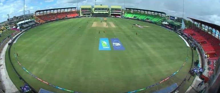Empty stands during WI Vs PNG match [X]

