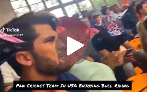 [Watch] Shaheen Afridi, Naseem Shah Enjoy Bull Riding With PAK Teammates Ahead Of T20 World Cup Clash