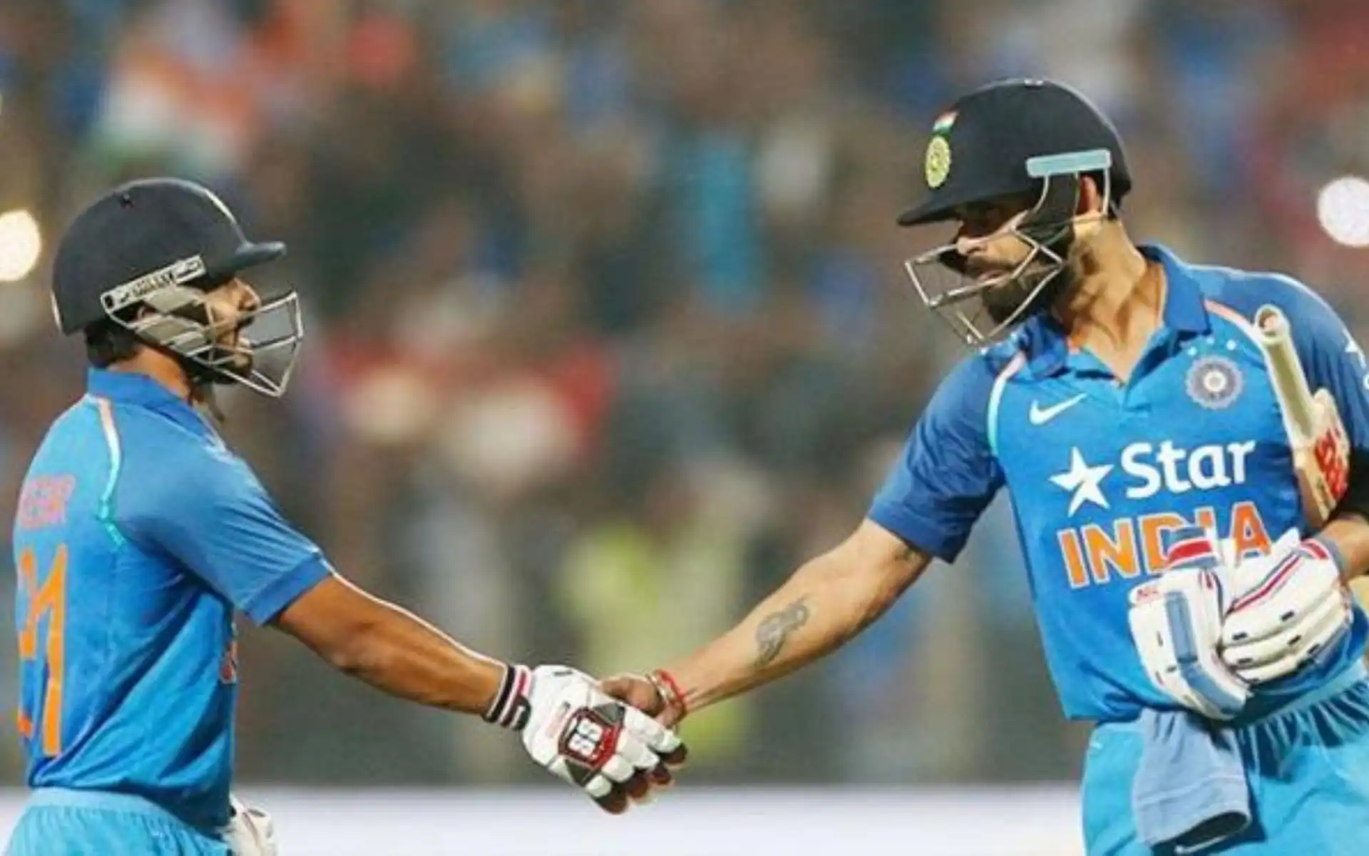 Kedar Jadhav stitched a 200-run partnership with Virat Kohli (Twitter)