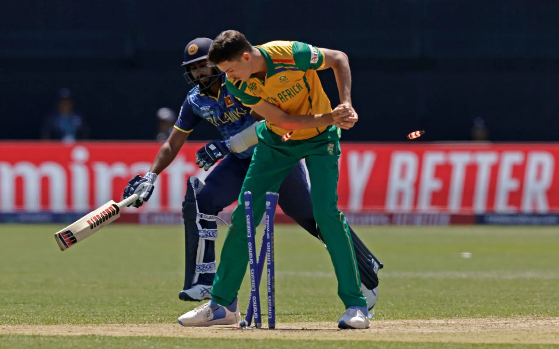 SL were folded for 77 vs SA (AP)