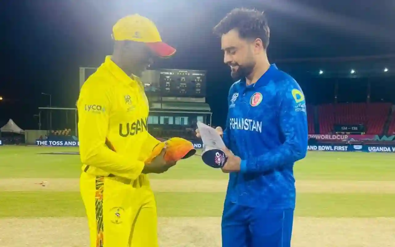 Uganda Captain Brian Masaba Gifts Rashid Khan 'Memento' As The Sides Meet For First Time