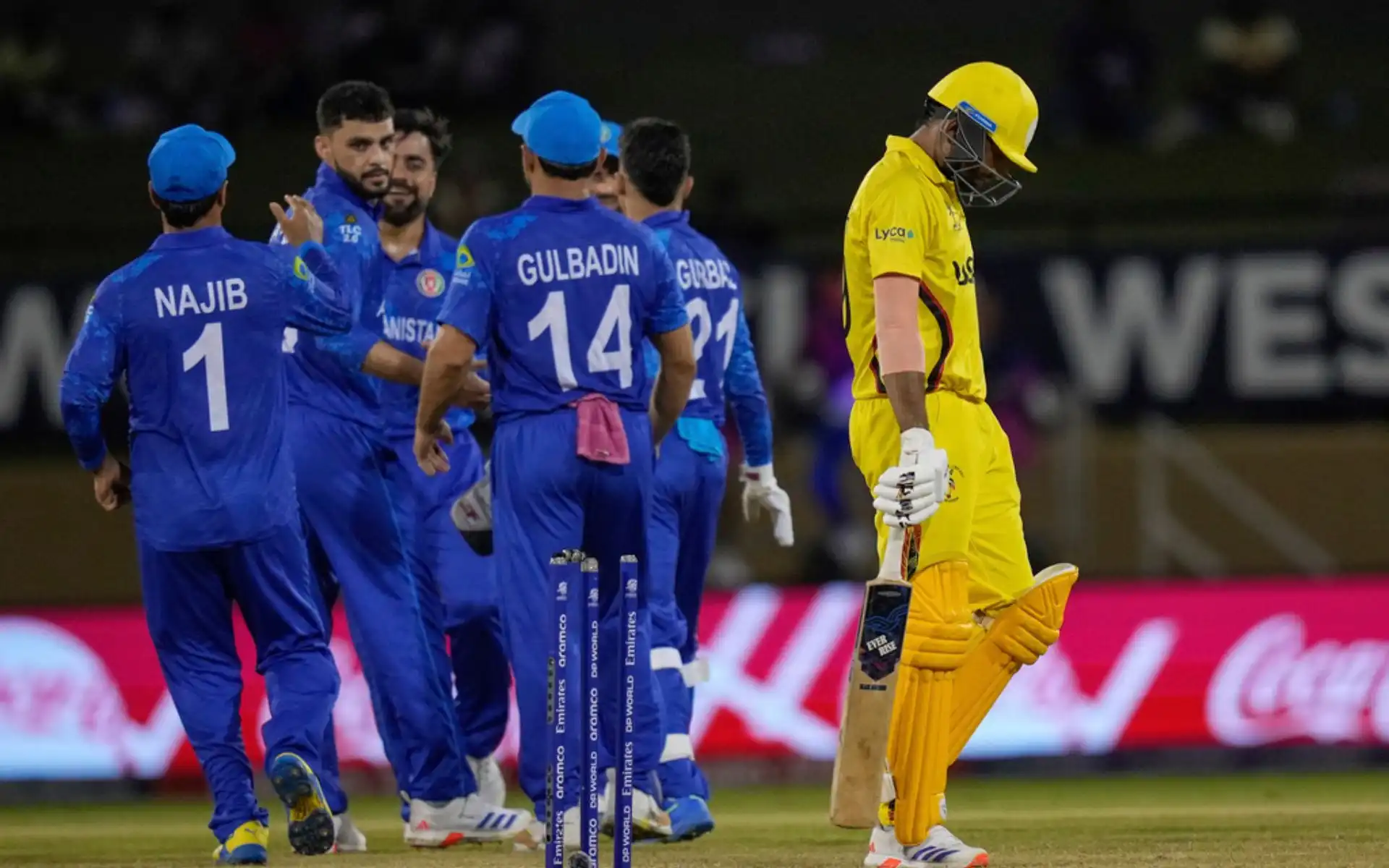 Afghanistan's Fazalhaq Farooqi ran through Uganda's batting [AP]