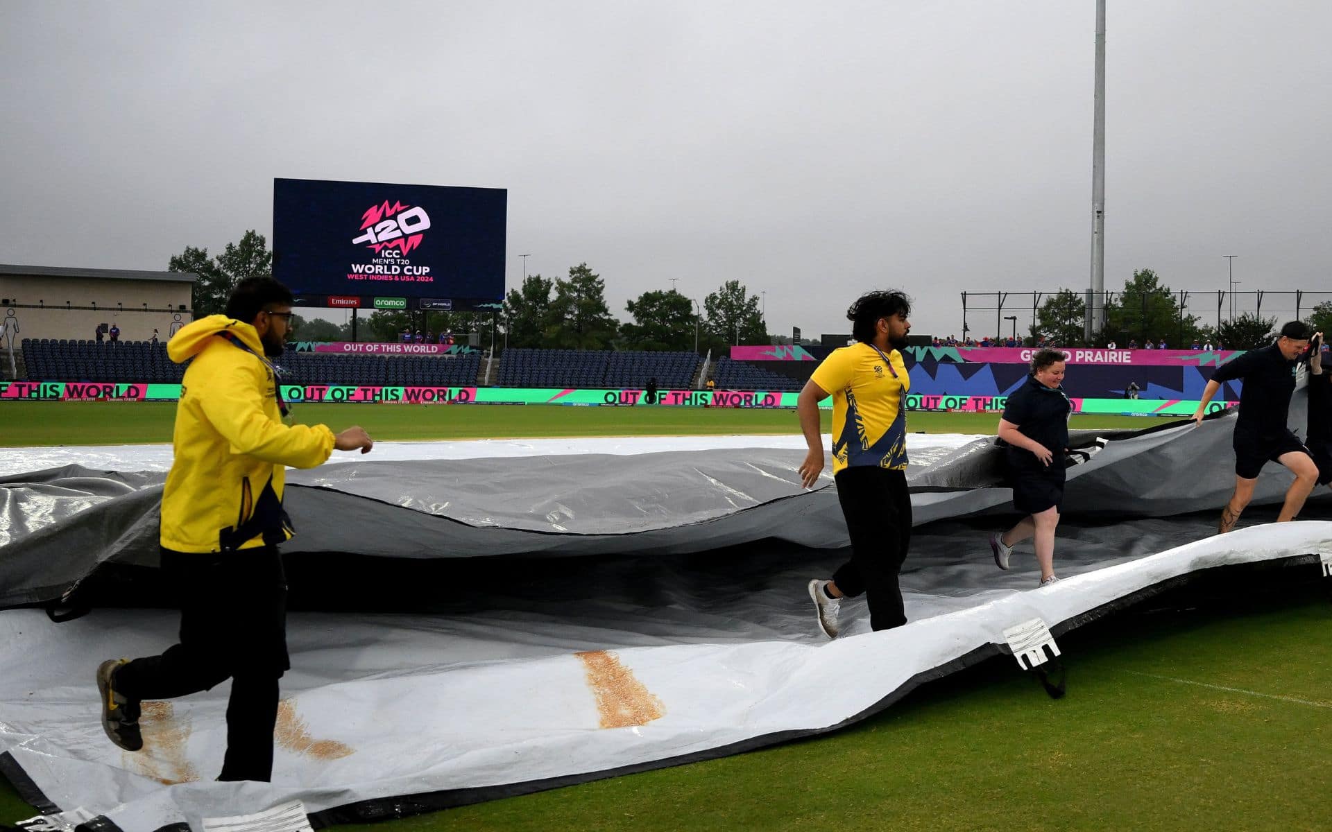 Rain Frustrates In Dallas As NED Vs NEP T20 World Cup 2024 Match Gets Delayed